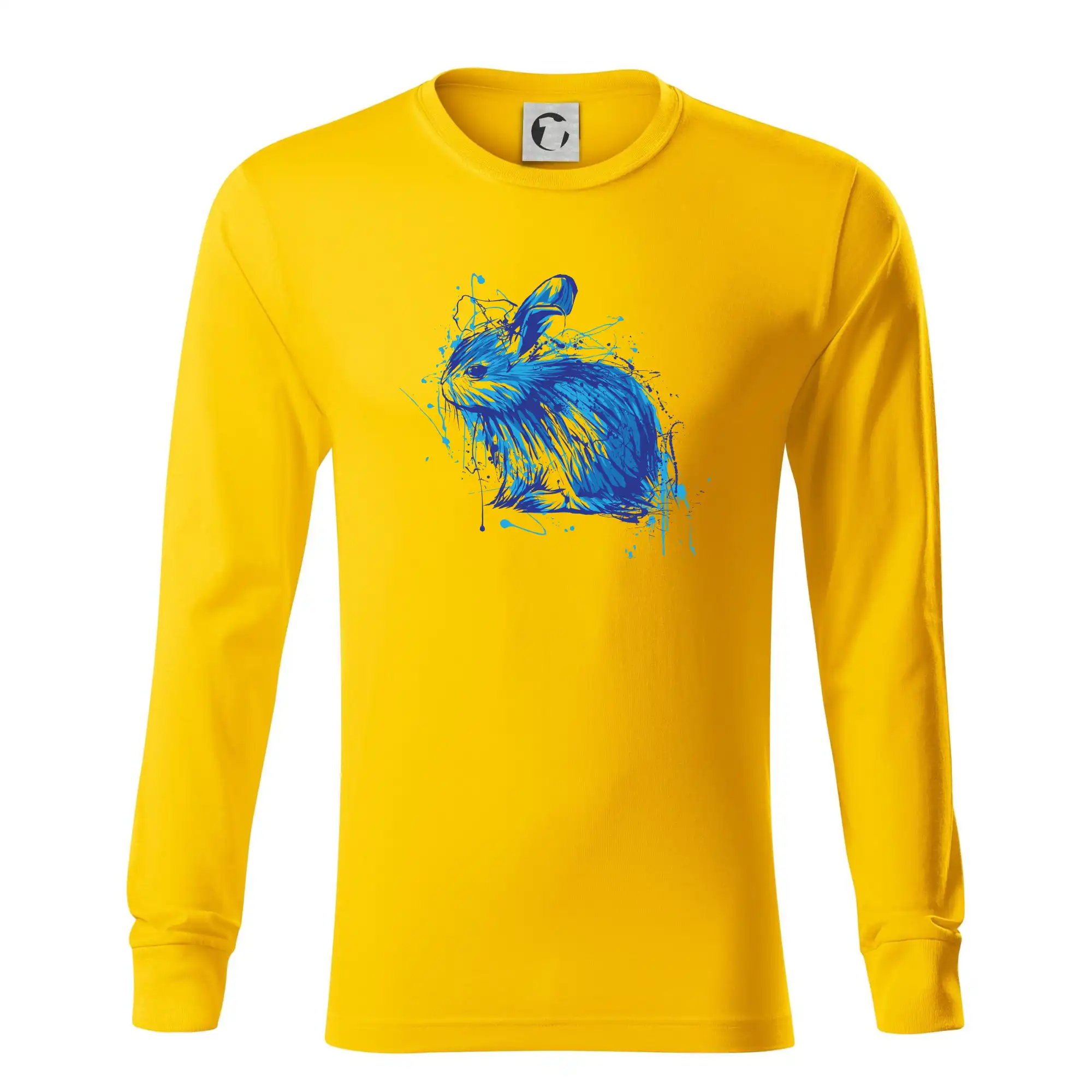 Tričká so zvieratami - Králik machuľa - Tričko s dlhým rukávom LS R05