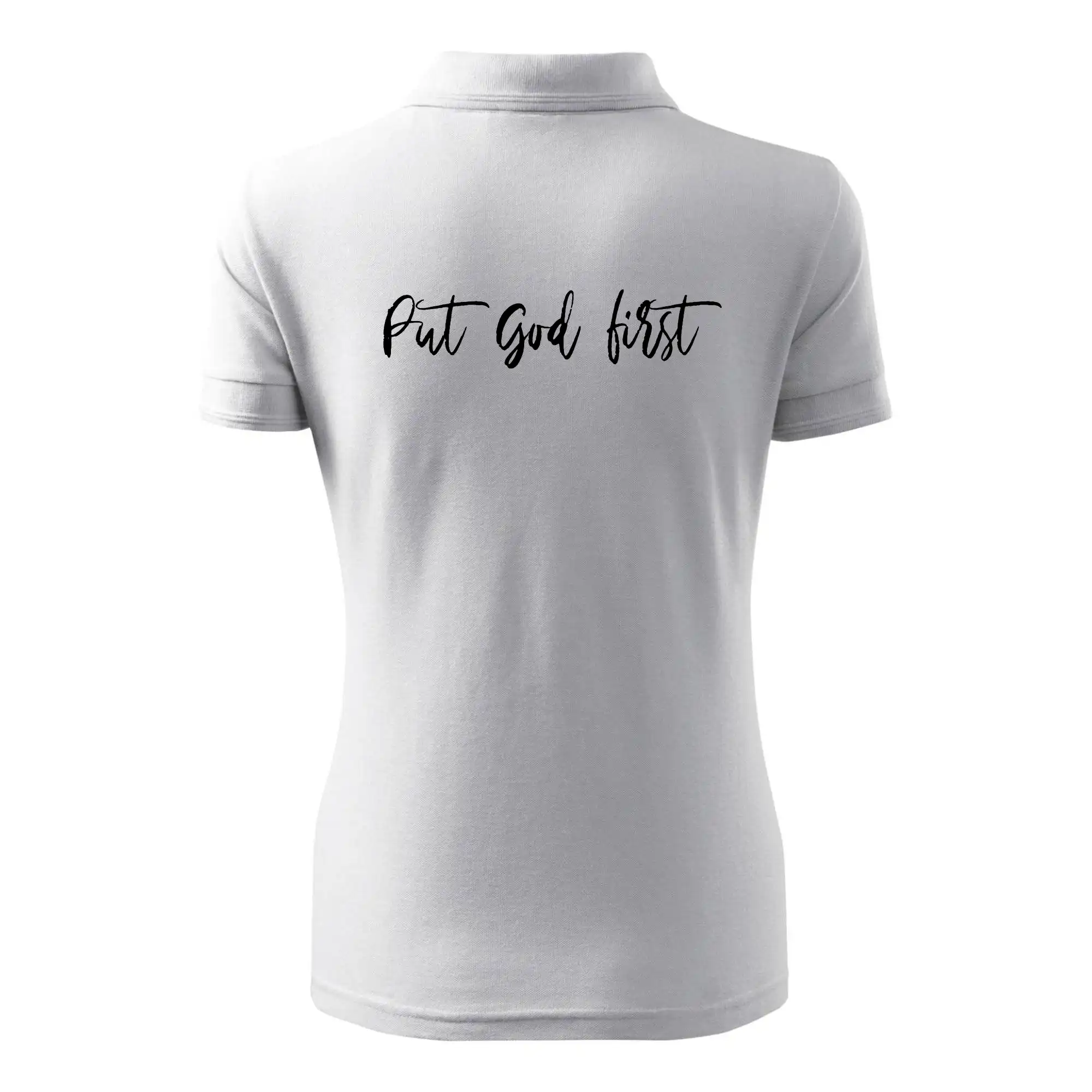 Put God first psací nápis