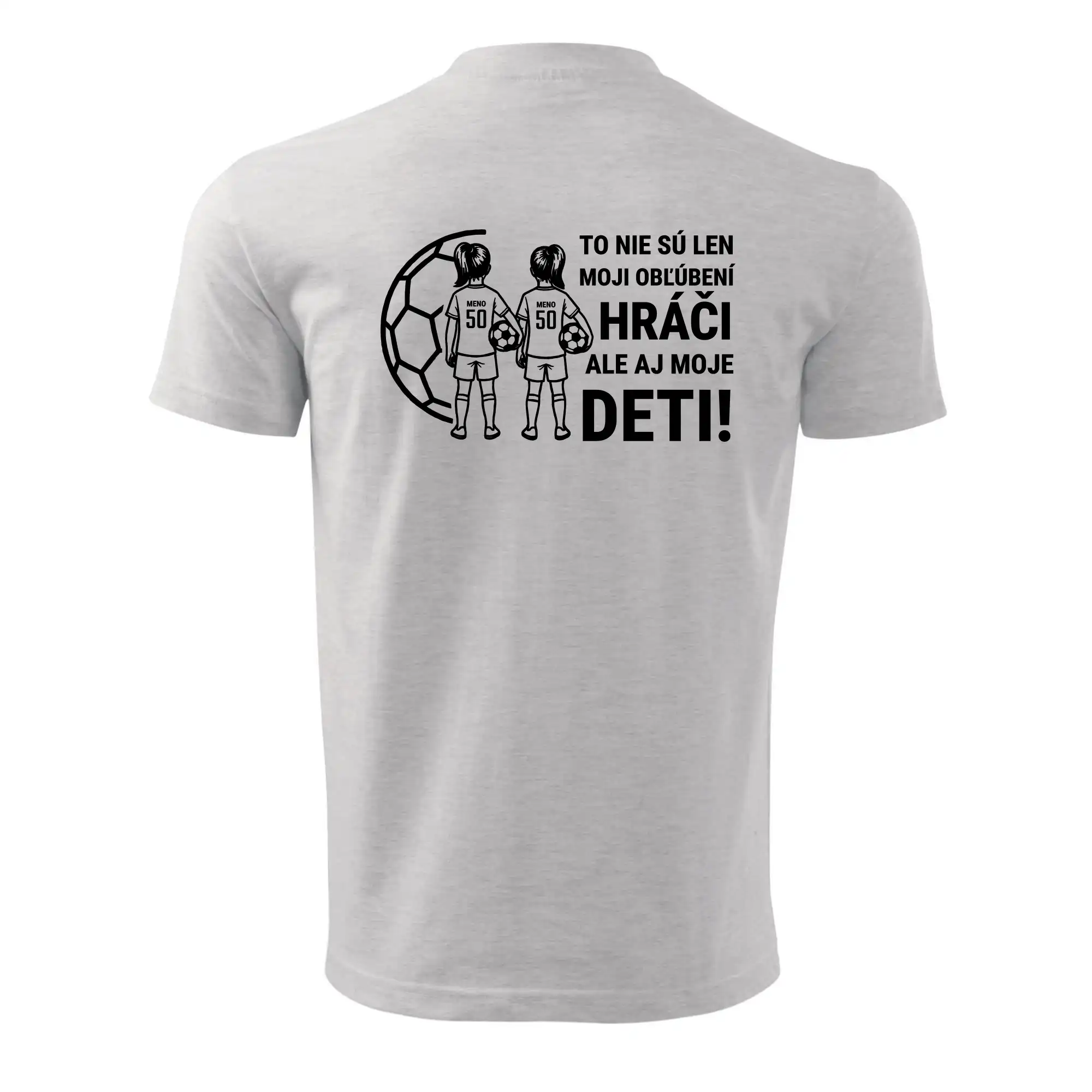 Futbalový otec - Dve dcéry (vaše meno a číslo)