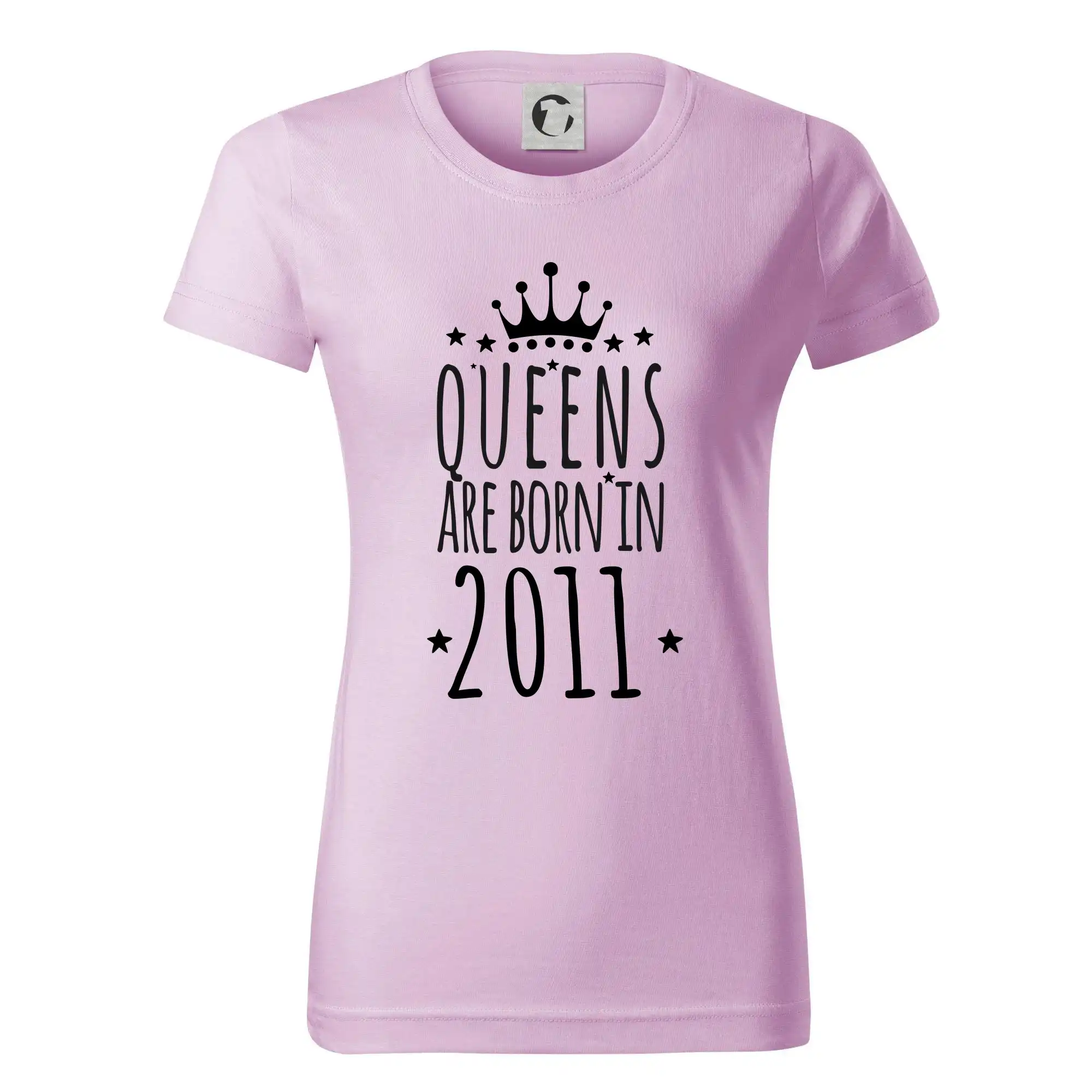 Queens are born in 2011 - Dámske tričko basic - ľahko voľnejšie a dlhšie