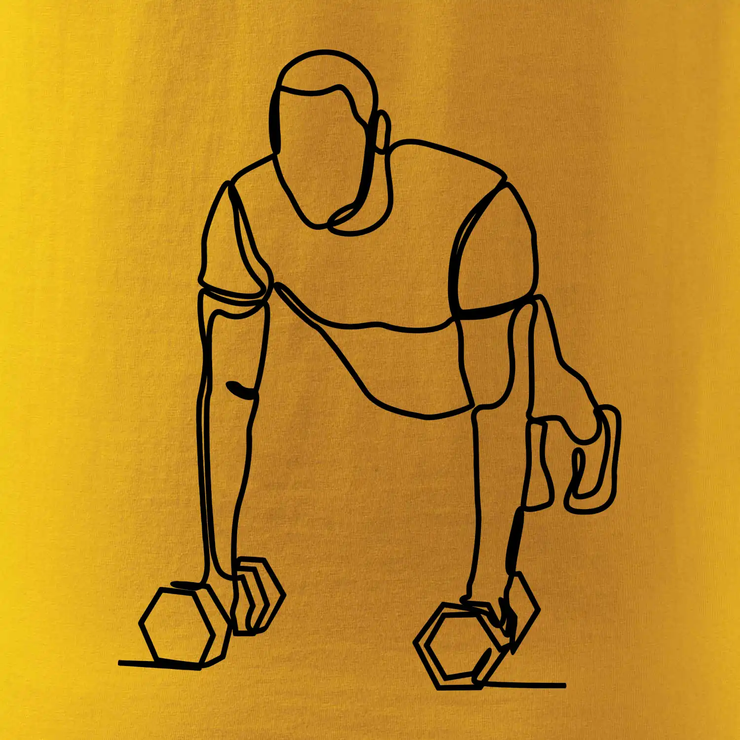 Trenér fitness jedním tahem