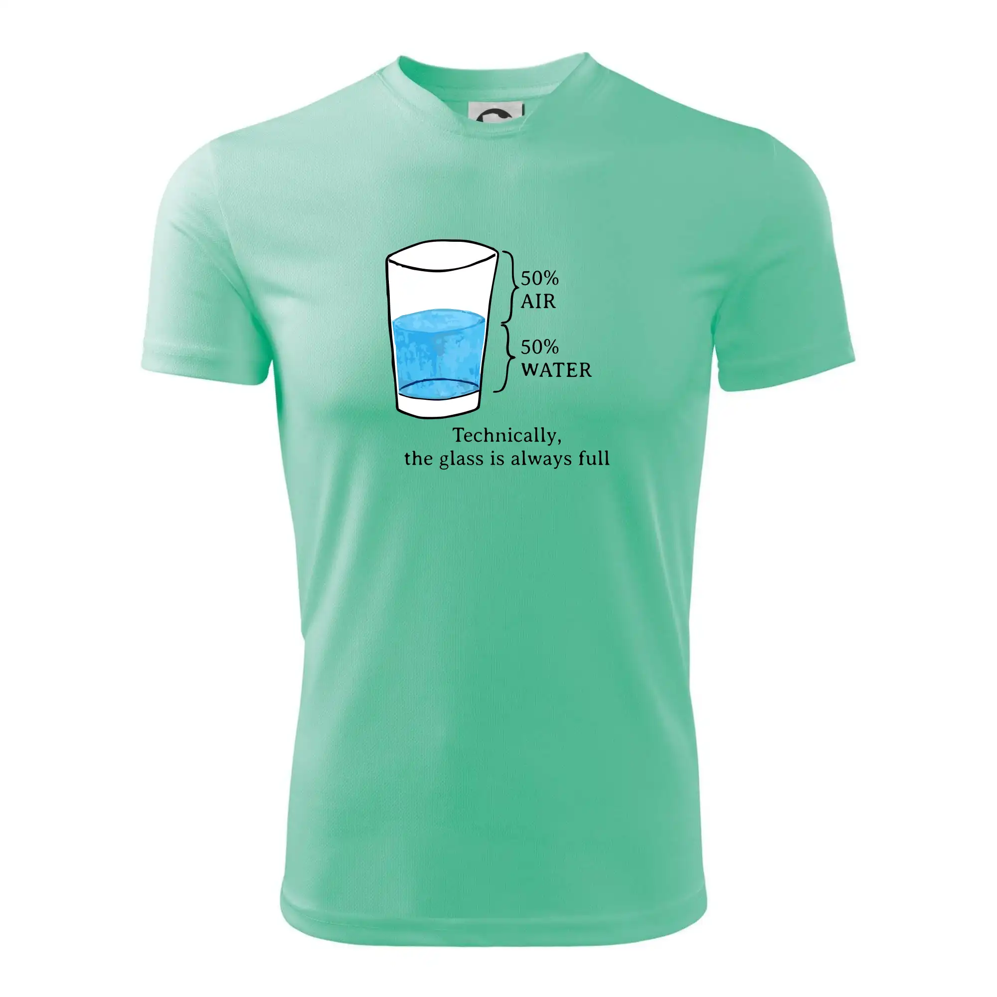 Technically, the glass is always full