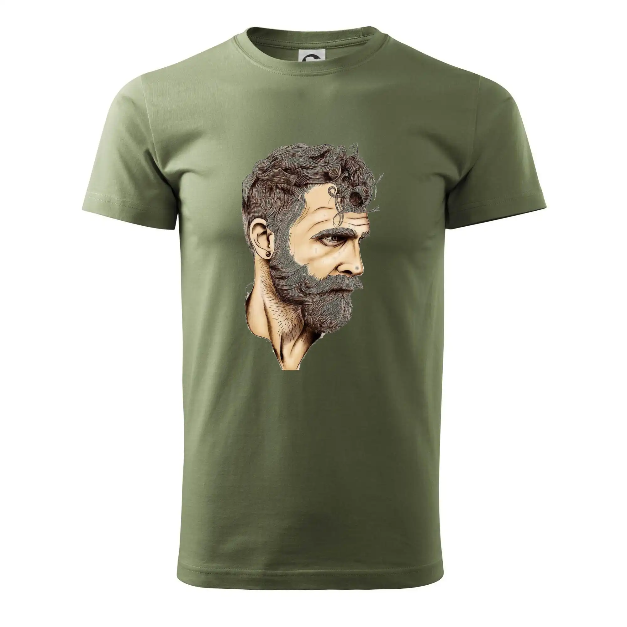 Tričká s fúzikmi - Mustache man - Pánske tričko nižšej gramáže