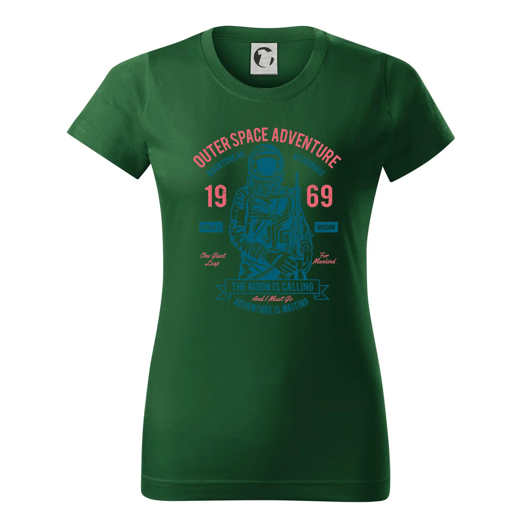 Vesmirne tričká - Outerspace Adventure 69 - Dámske tričko basic - ľahko voľnejšie a dlhšie