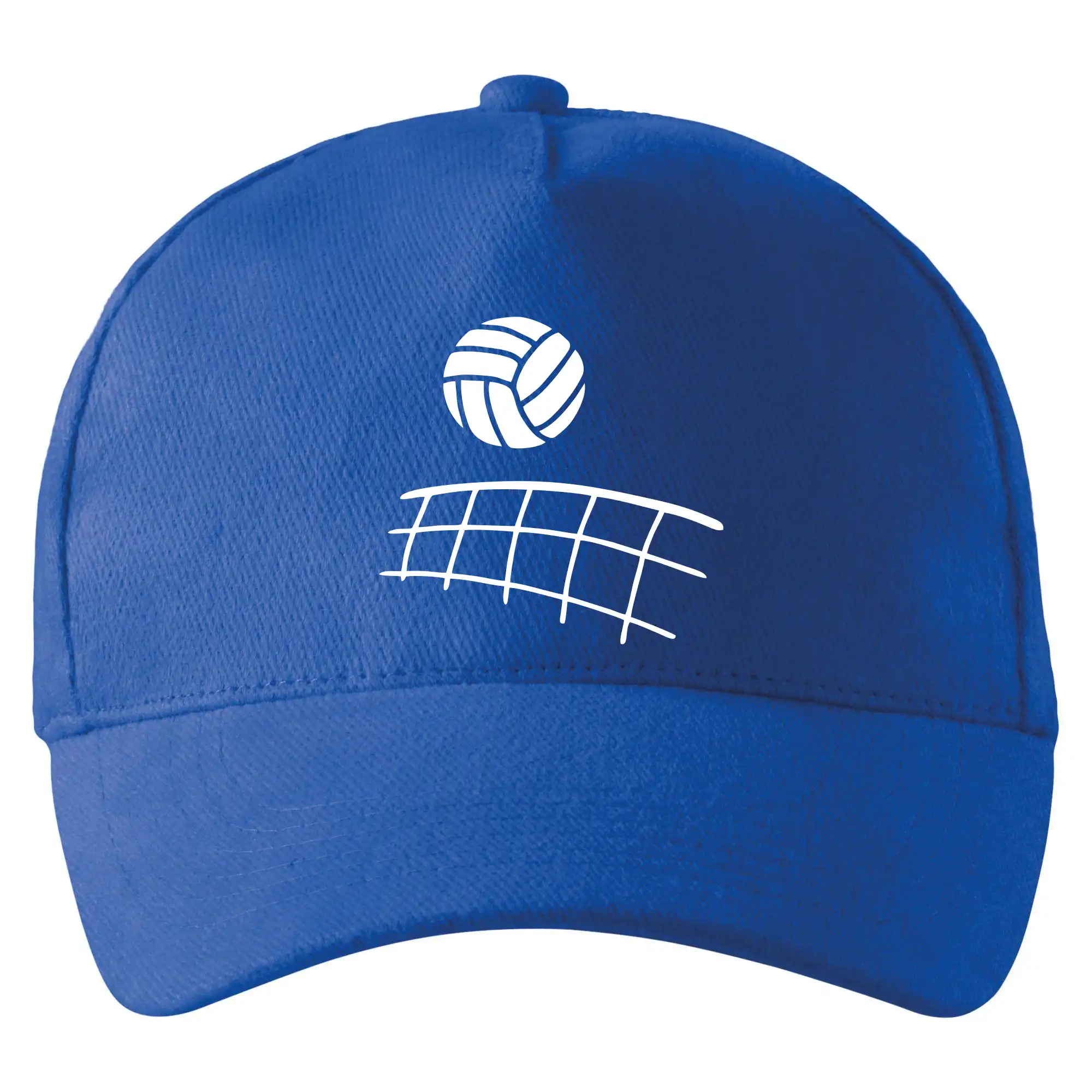 Trička na volejbal - Volejbalová sieť - Šiltovka so zahnutým šiltom a mosaznou sponou