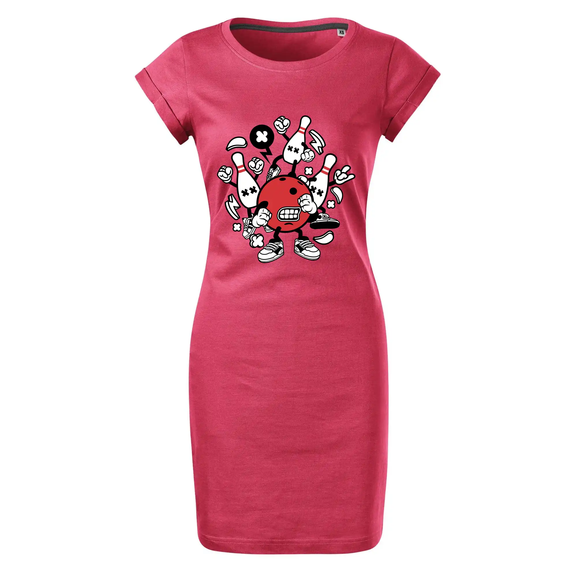 Tričká Bowling - Bowling komiks - Tričko Šaty FREEDOM