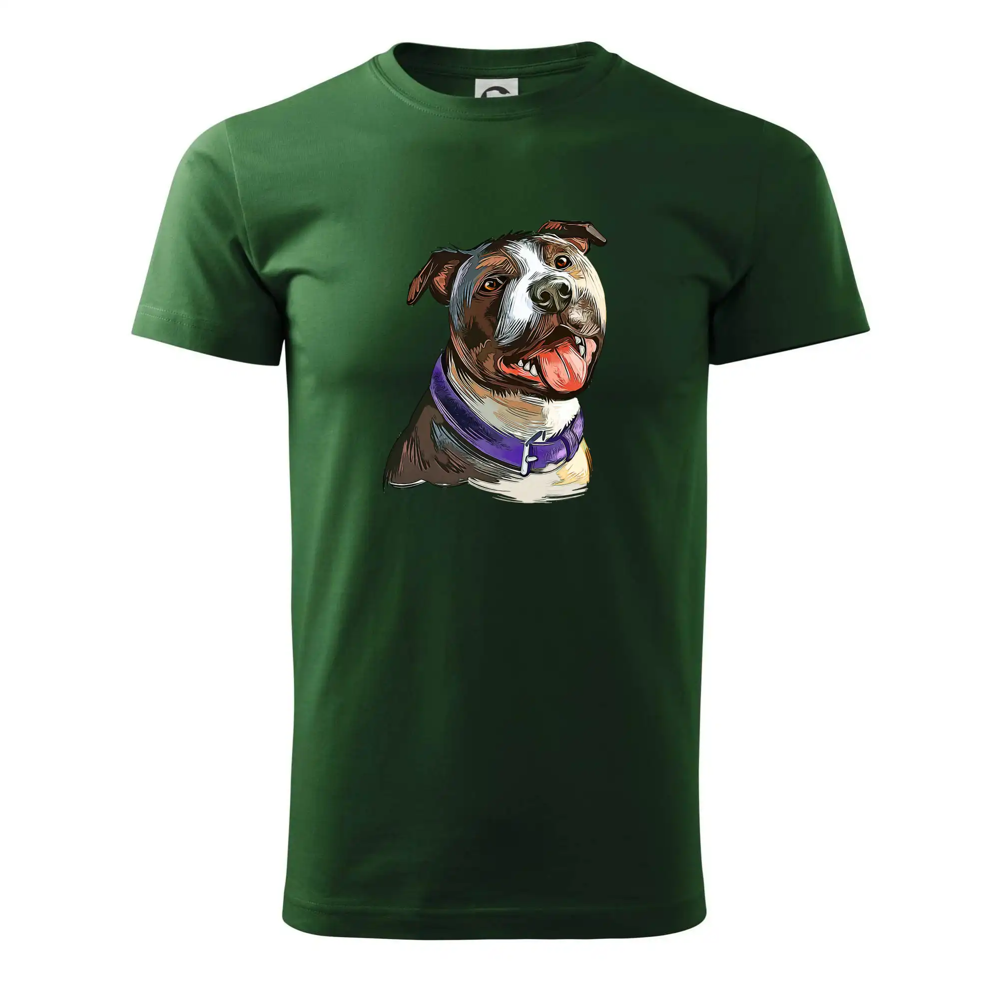 Ostatné psie plemená - Americký stafordšírsky teriér kreslený - Tričko extra veľké  (5-8XL)