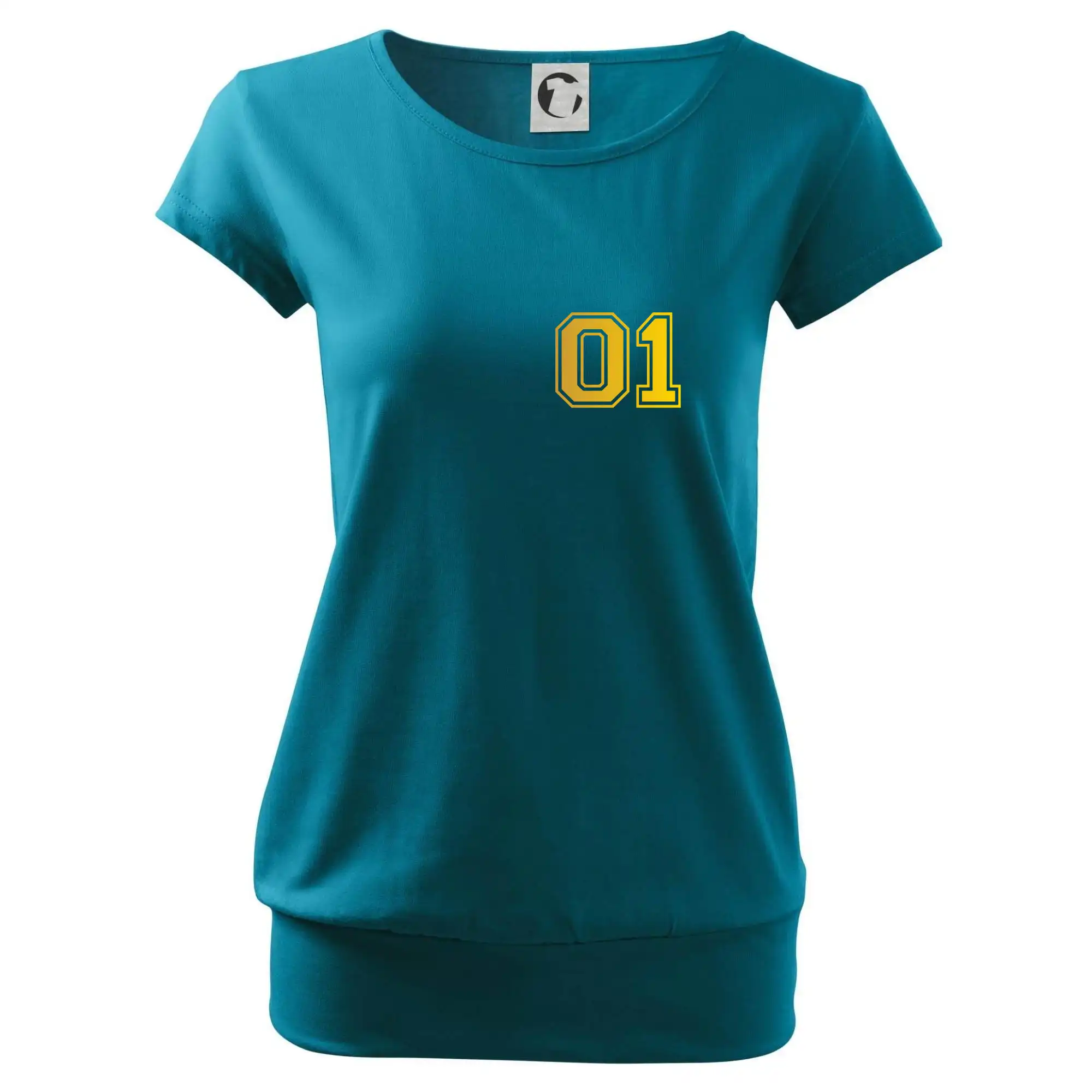 Tričká pre zamilovaných - King - Queen - 01 dres - zlatá potlač - Voľné tričko city