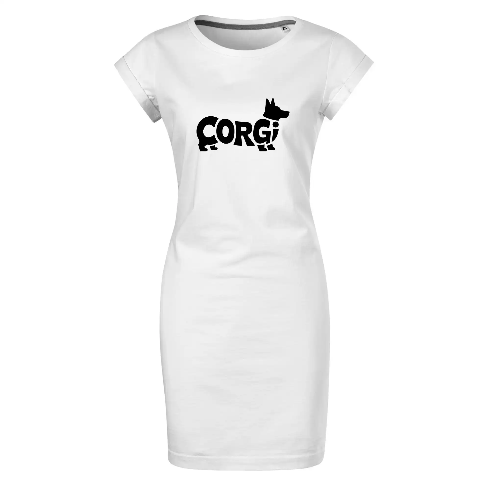 Corgi nápis v těle