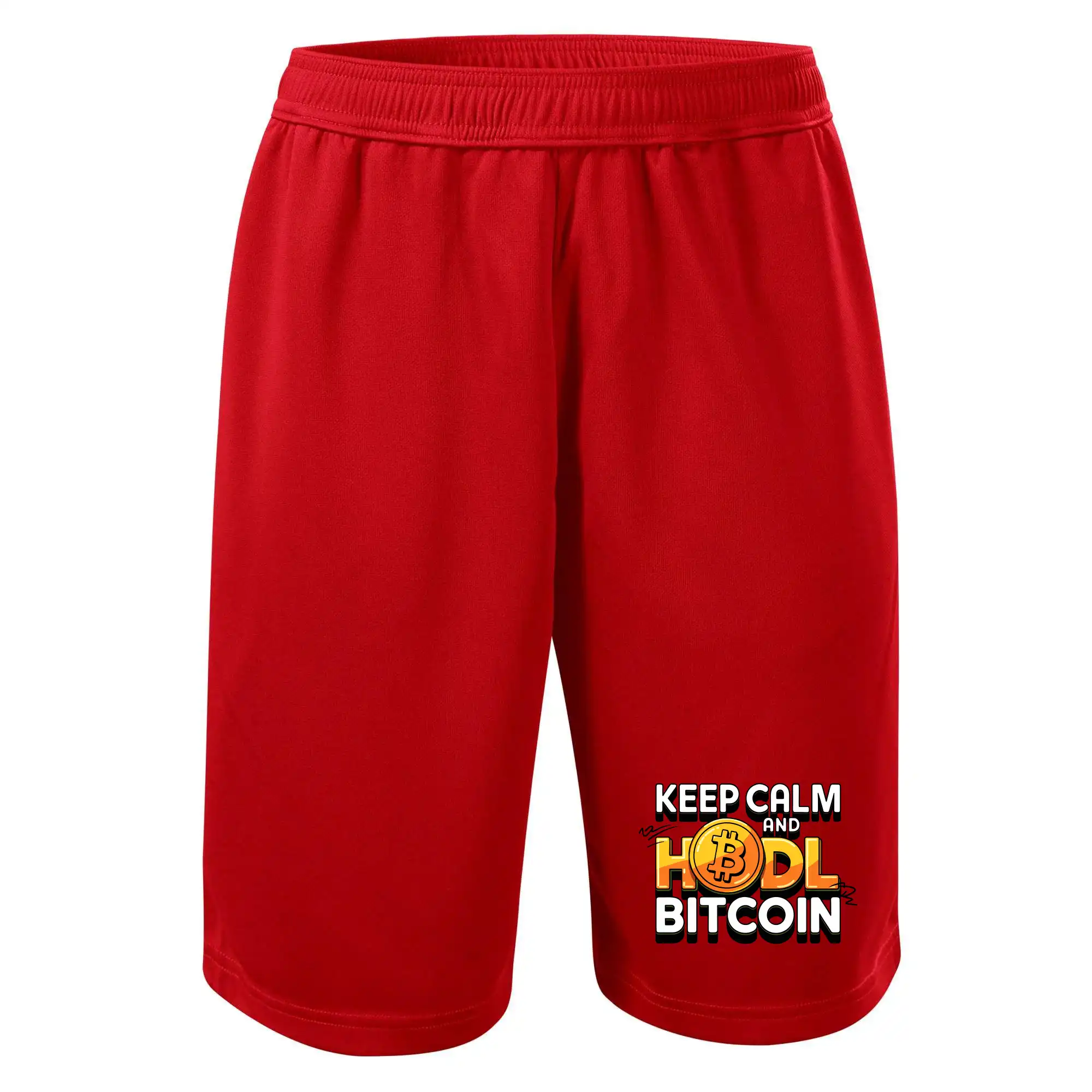 3D nápis Keep Calm and HODL Bitcoin