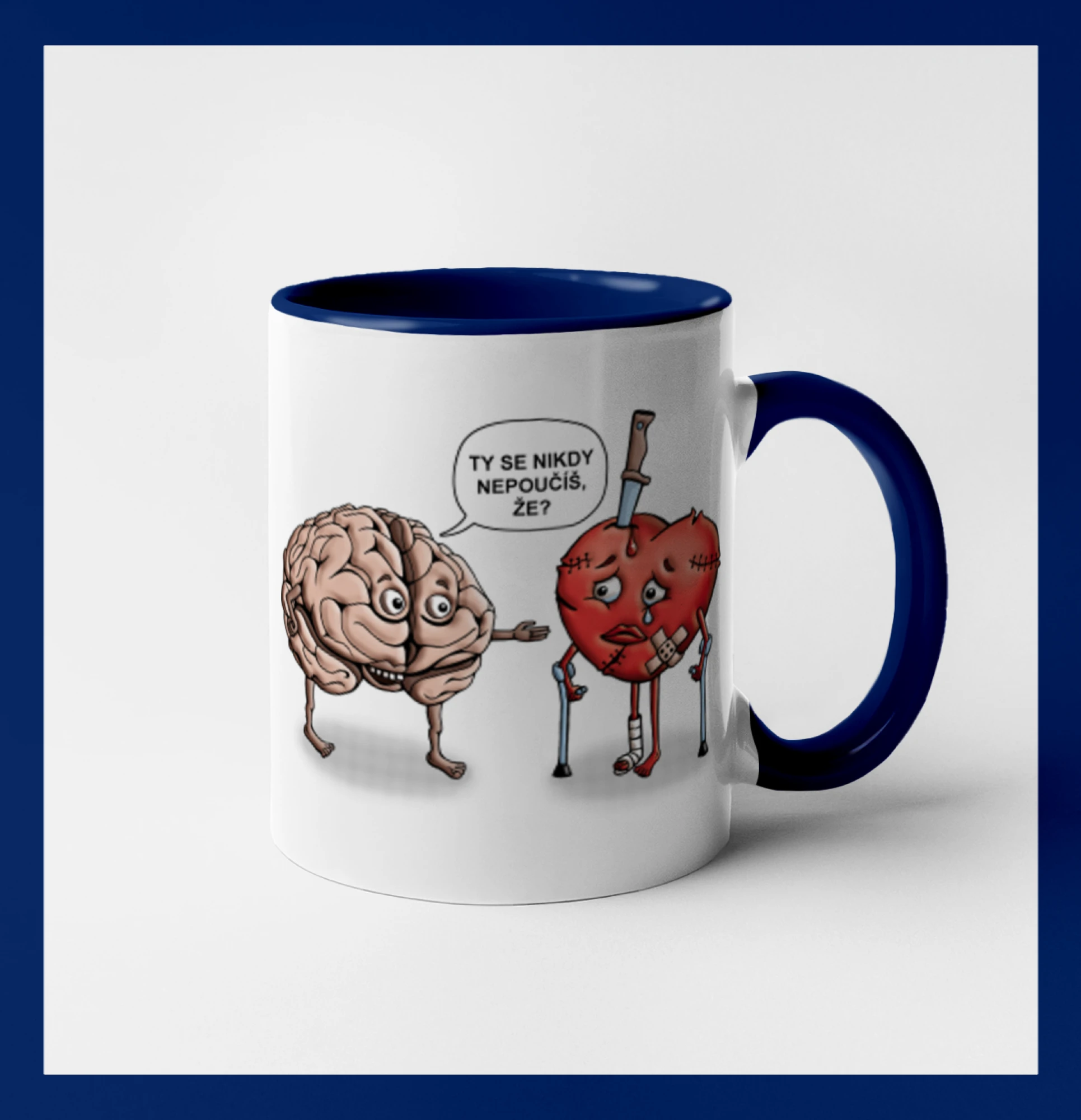 Mozek a srdce - poučení (Hana-creative)