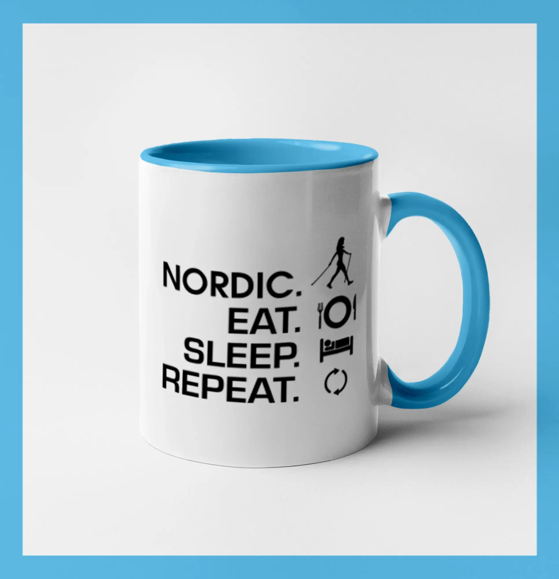 Nordic walking eat sleep
