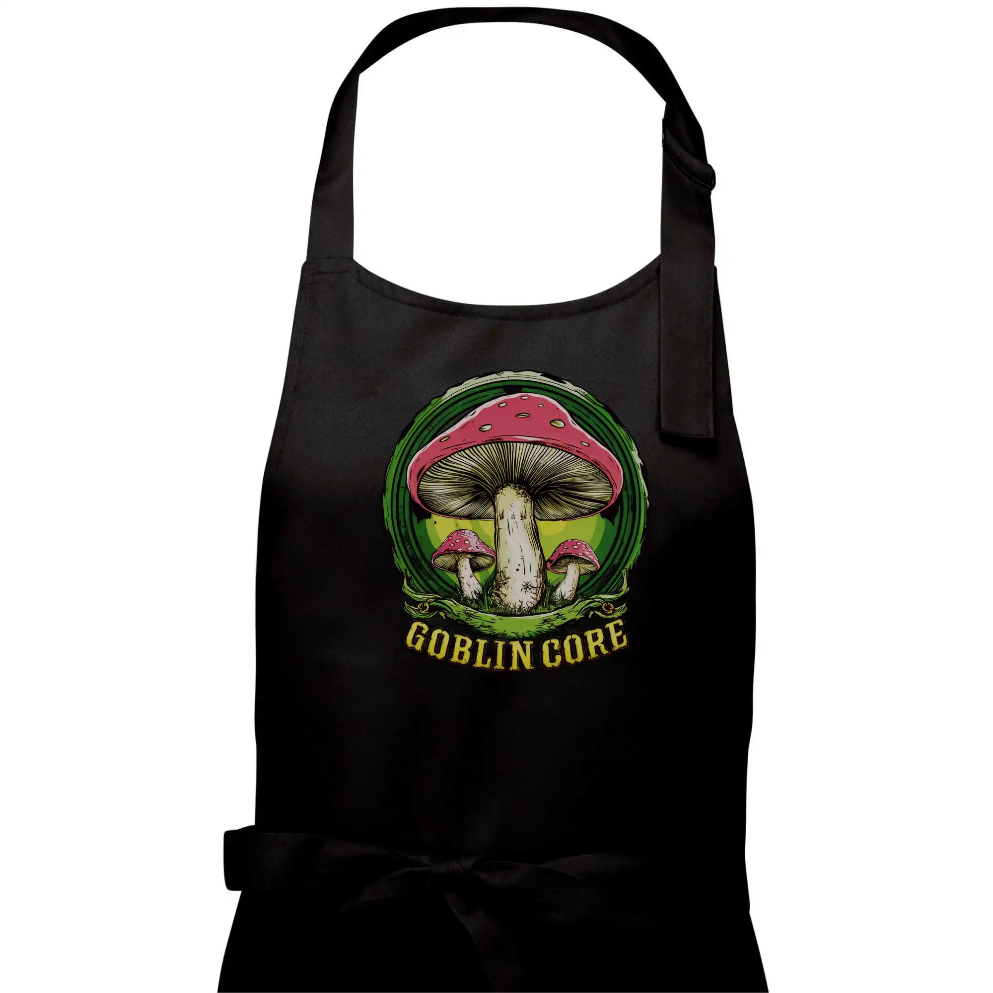 Goblincore  red capped mushrooms