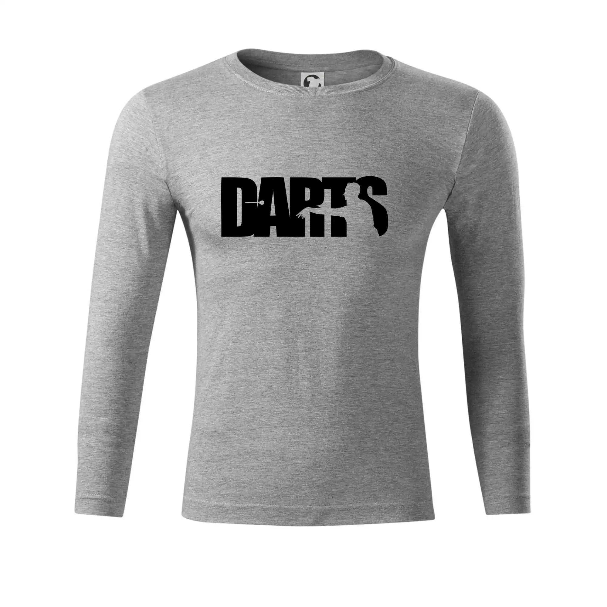 Darts - nápis se šipkařem