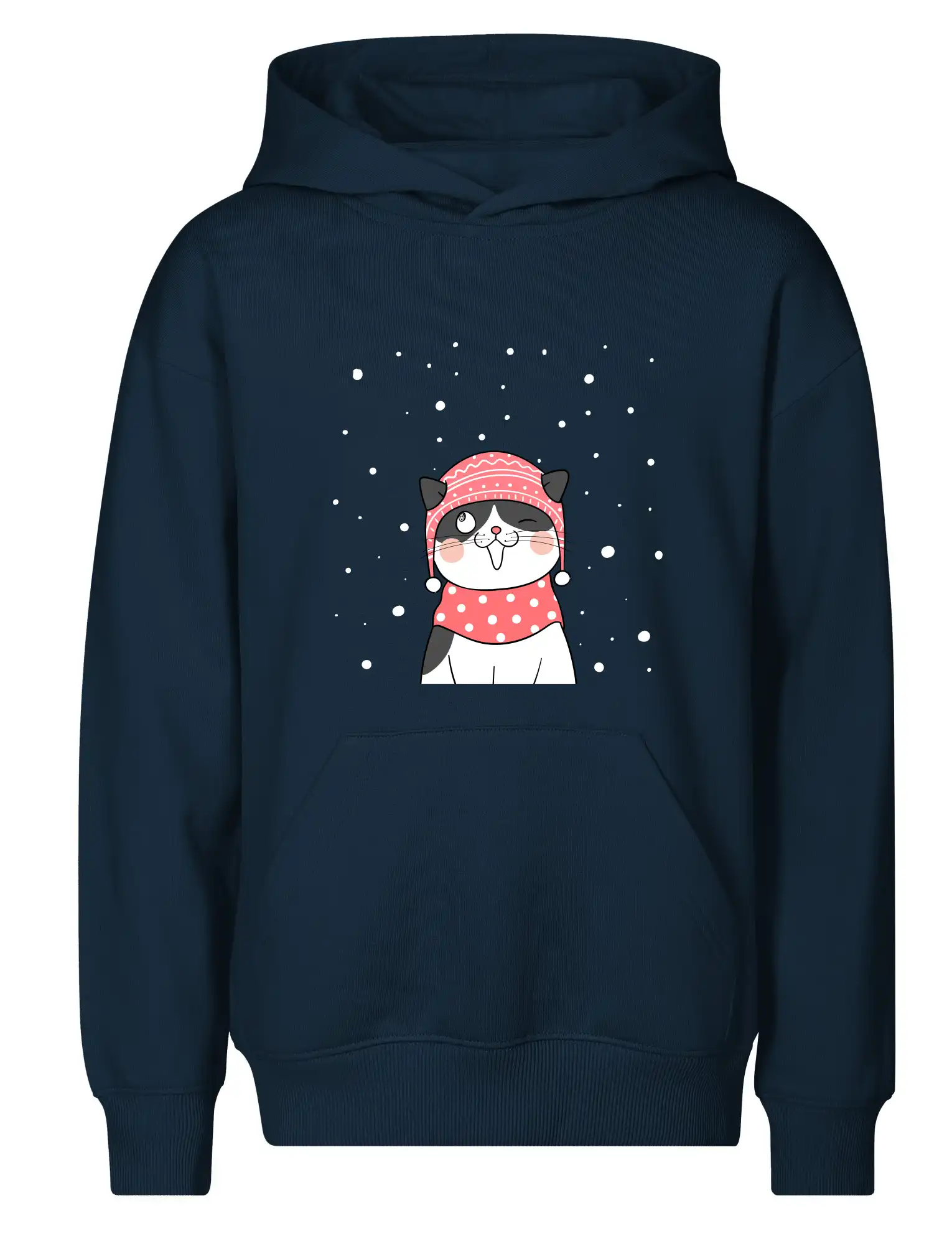 Kočka v zimní čepici