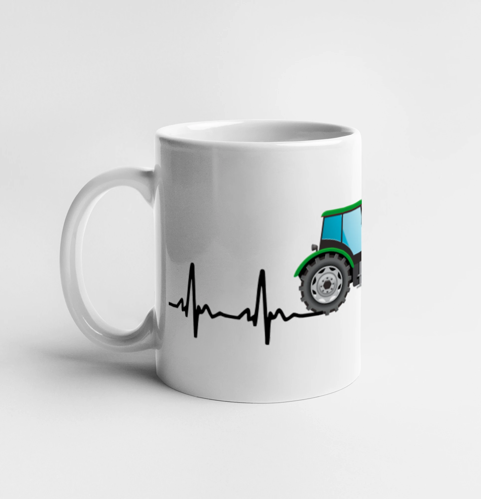 Traktor farebný ekg