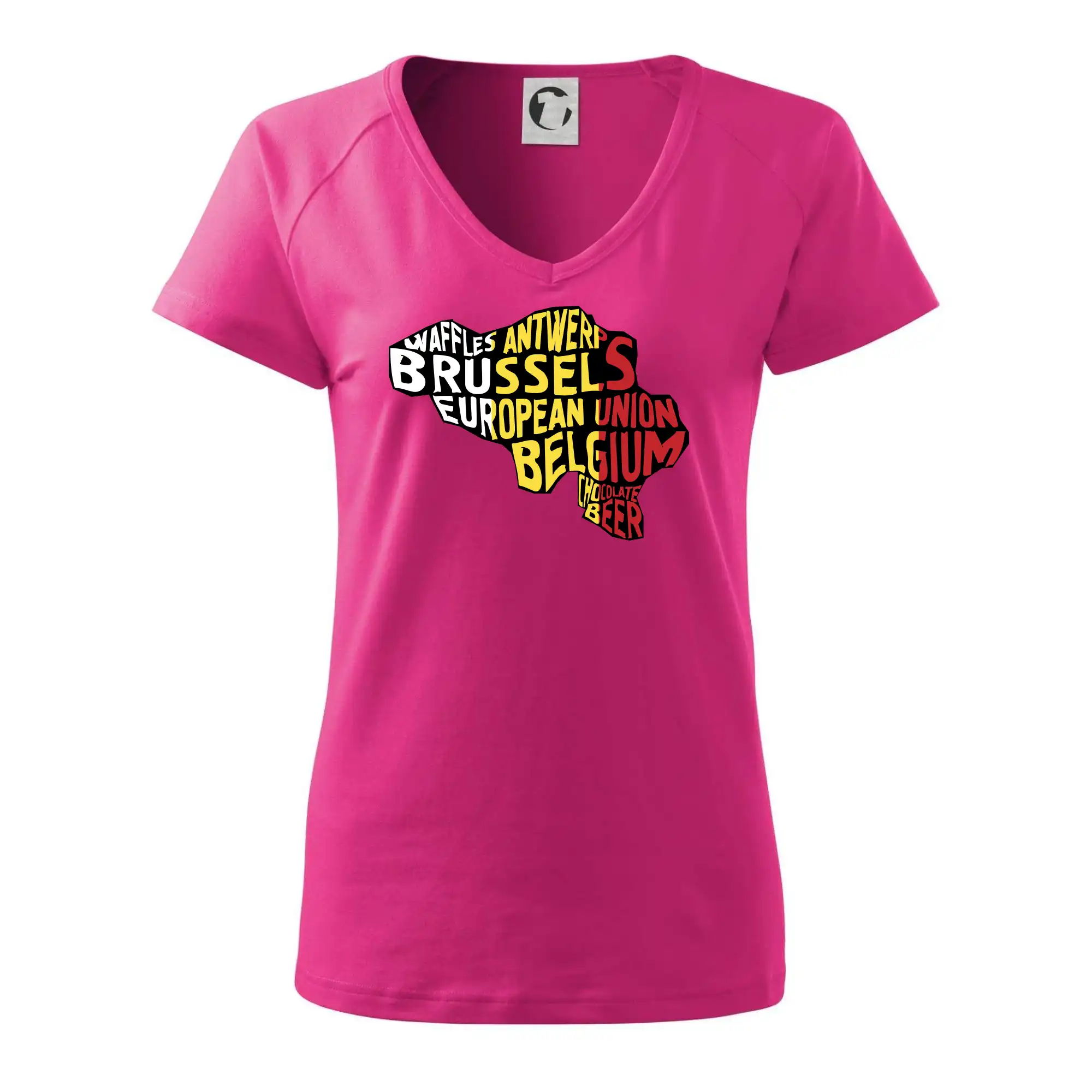 Mapy - názvy měst - Belgie