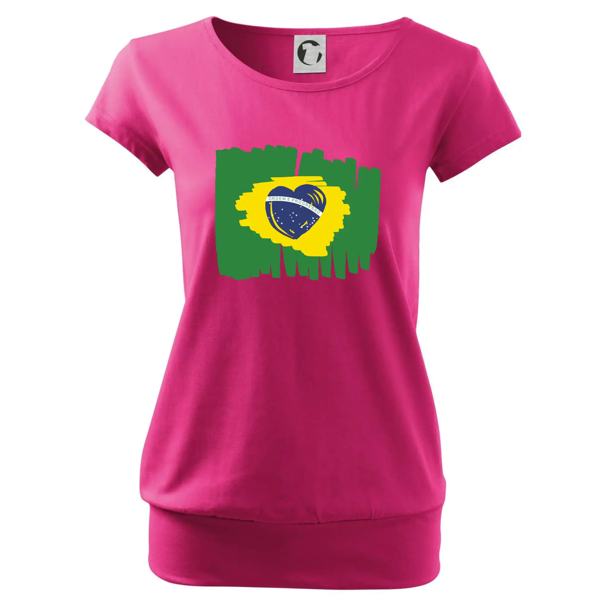 Brazílie vlajka srdce