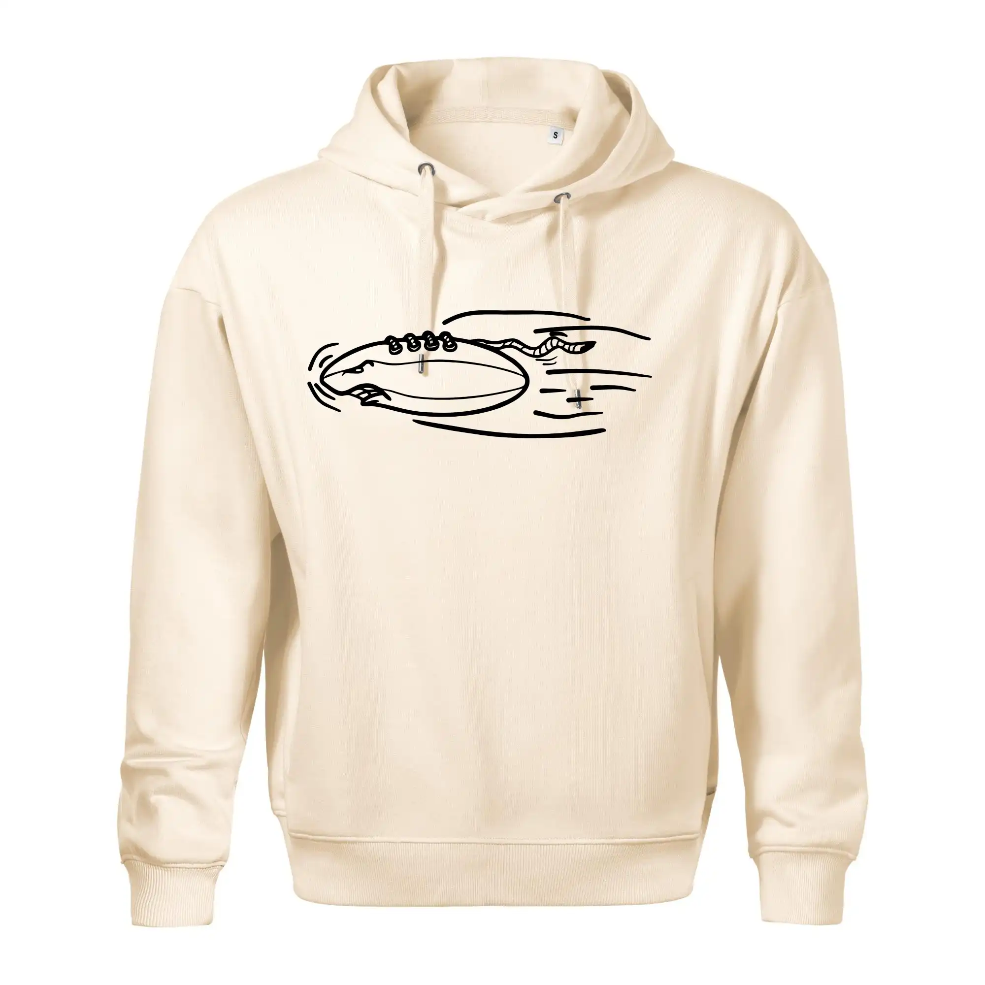 Americký fotbal letící míč