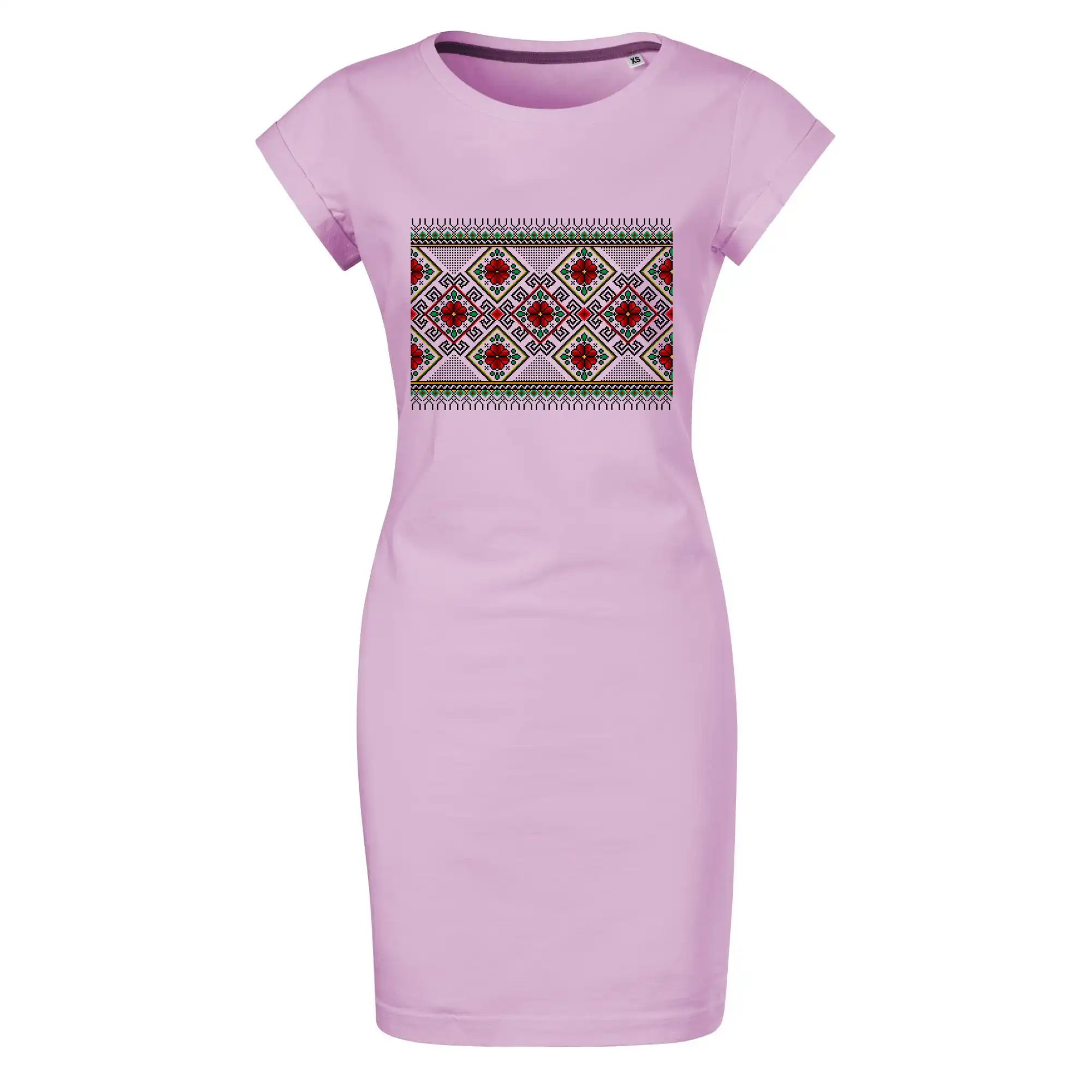 Ukrajinský vzor - Červeno Zelený