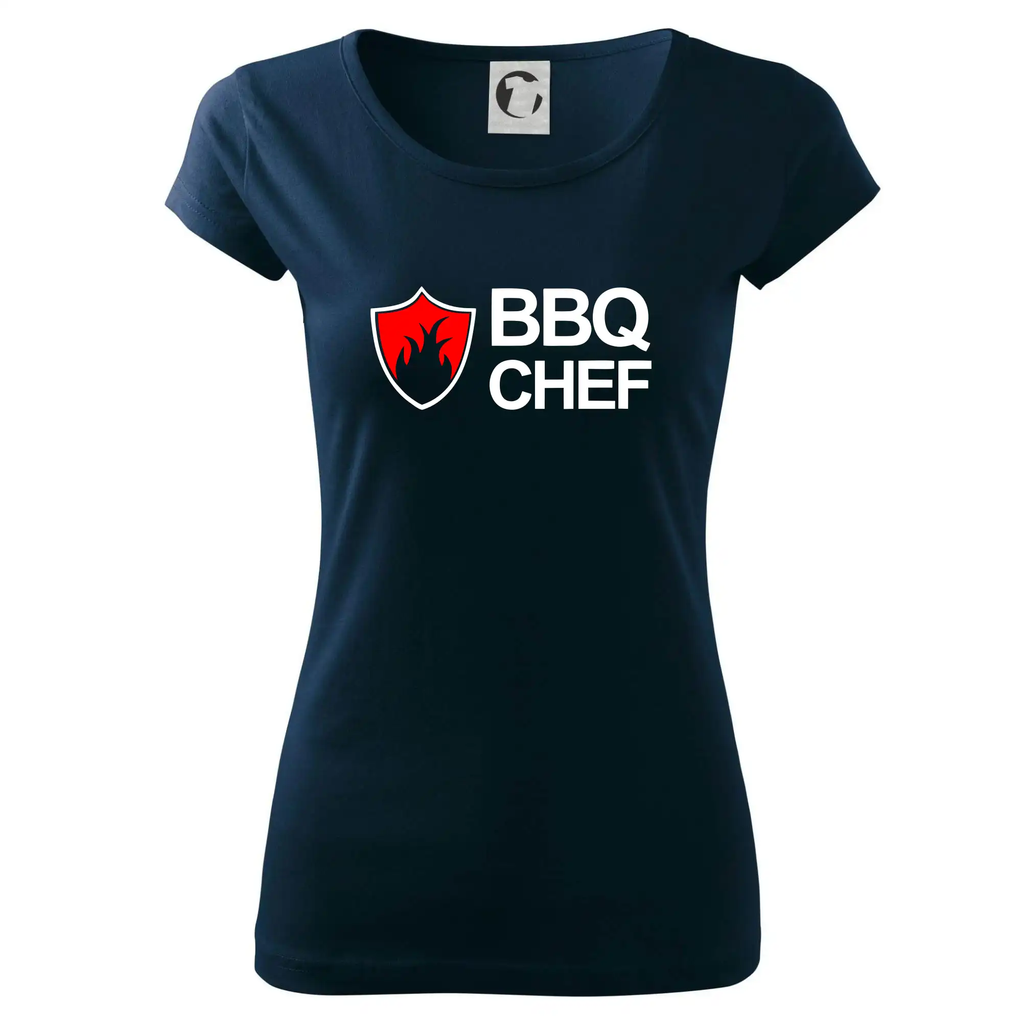 Tričká a zástery na grilovanie - Grilovanie - BBQ Chef - Dámske tričko Pure