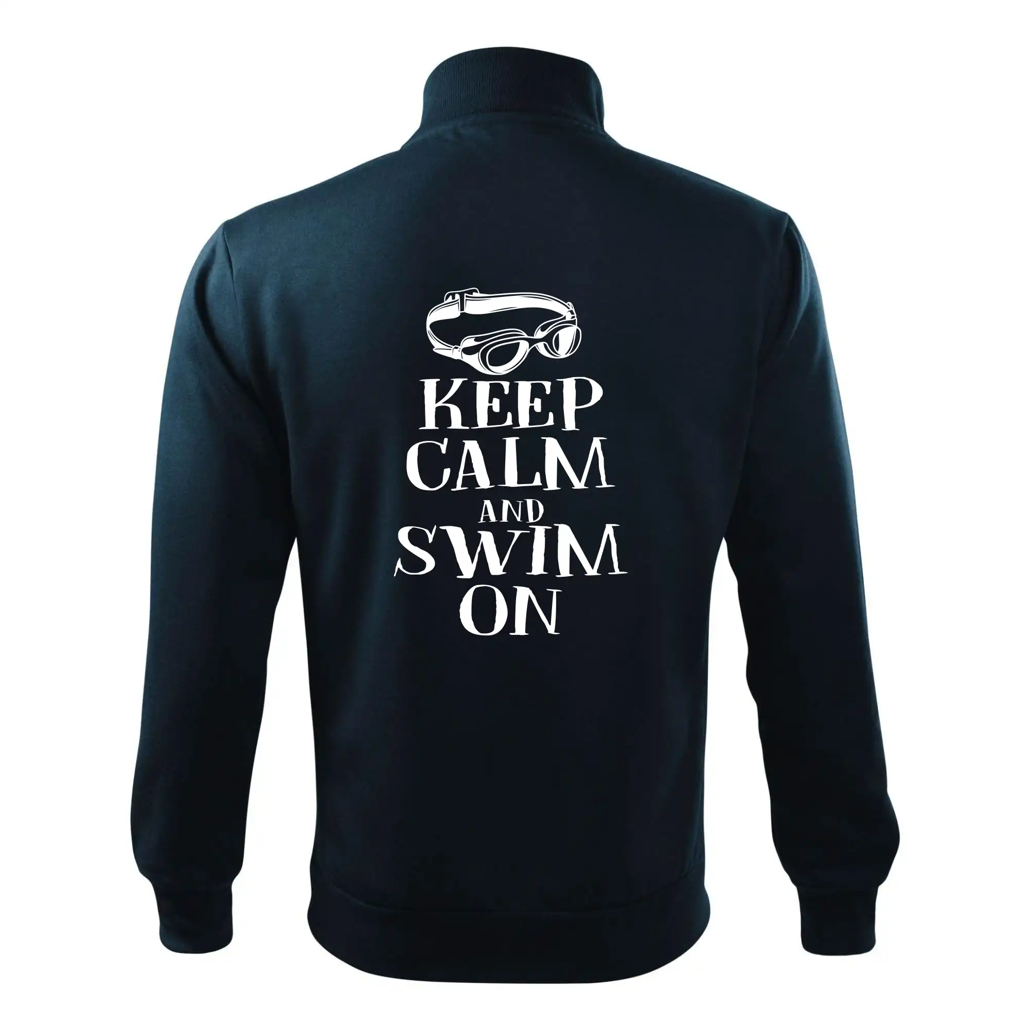 Keep calm and swim on