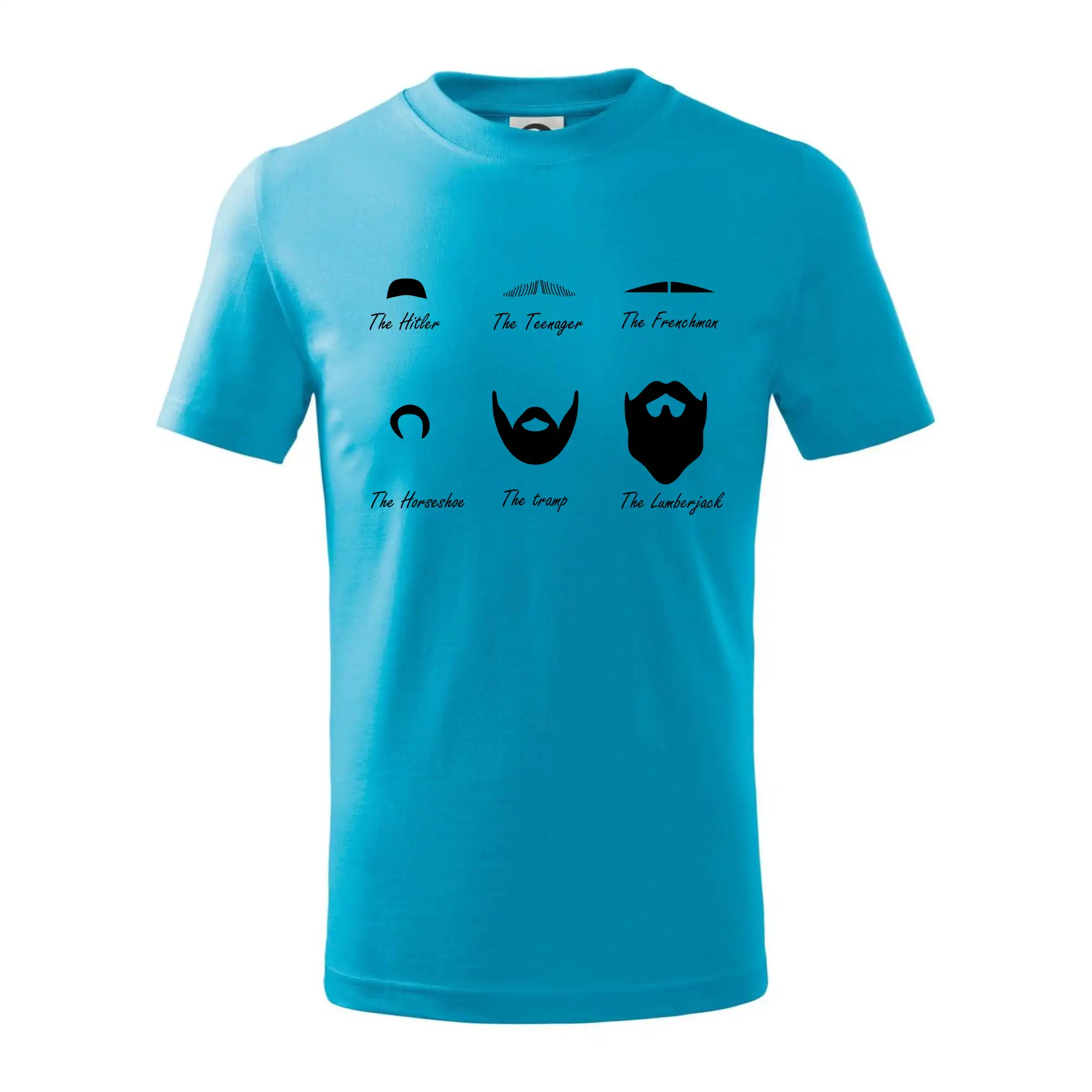 Tričká s fúzikmi - Types of men - Mustache - fúziky - Tričko detské bavlnené