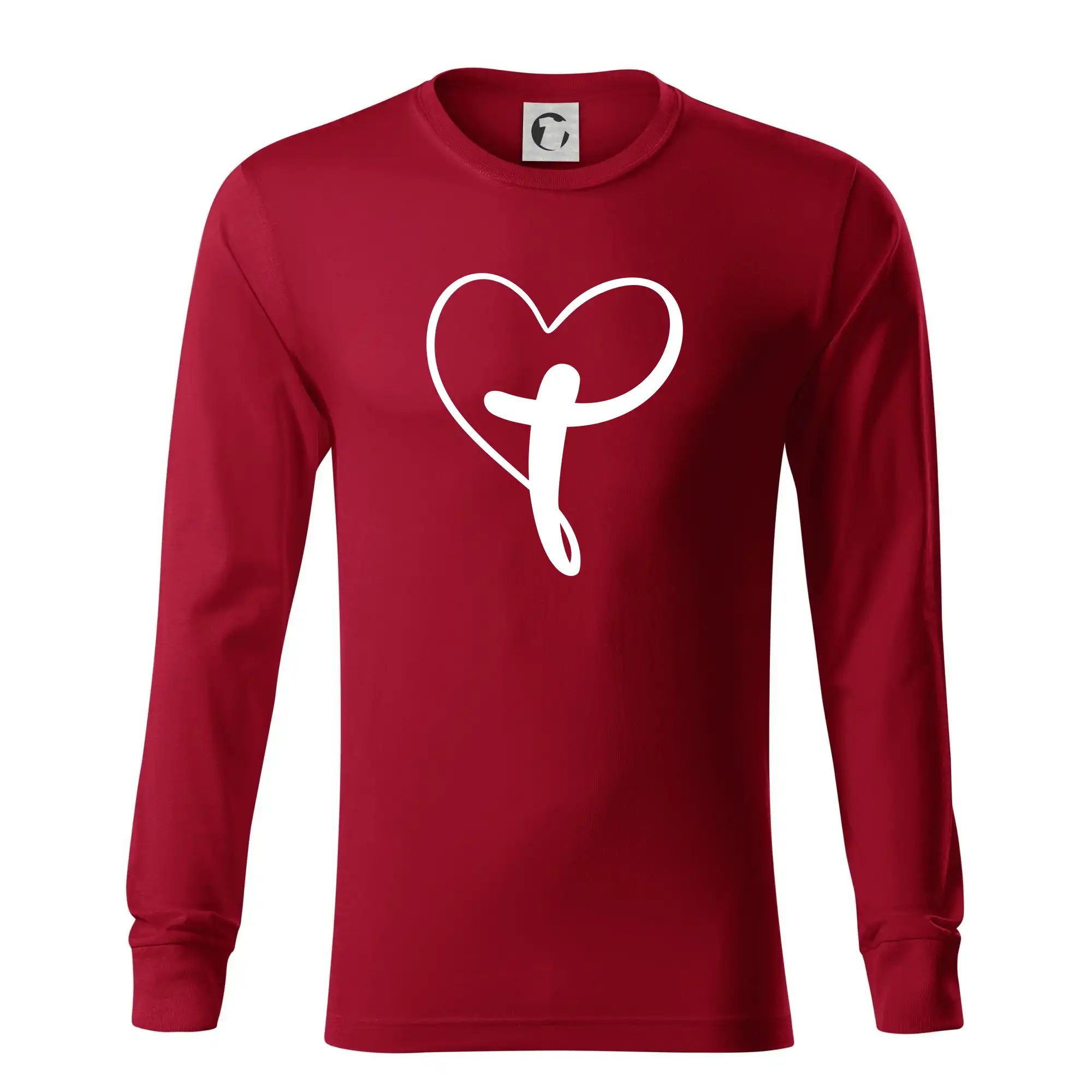 Jesus srdce - Tričko s dlhým rukávom LS R05