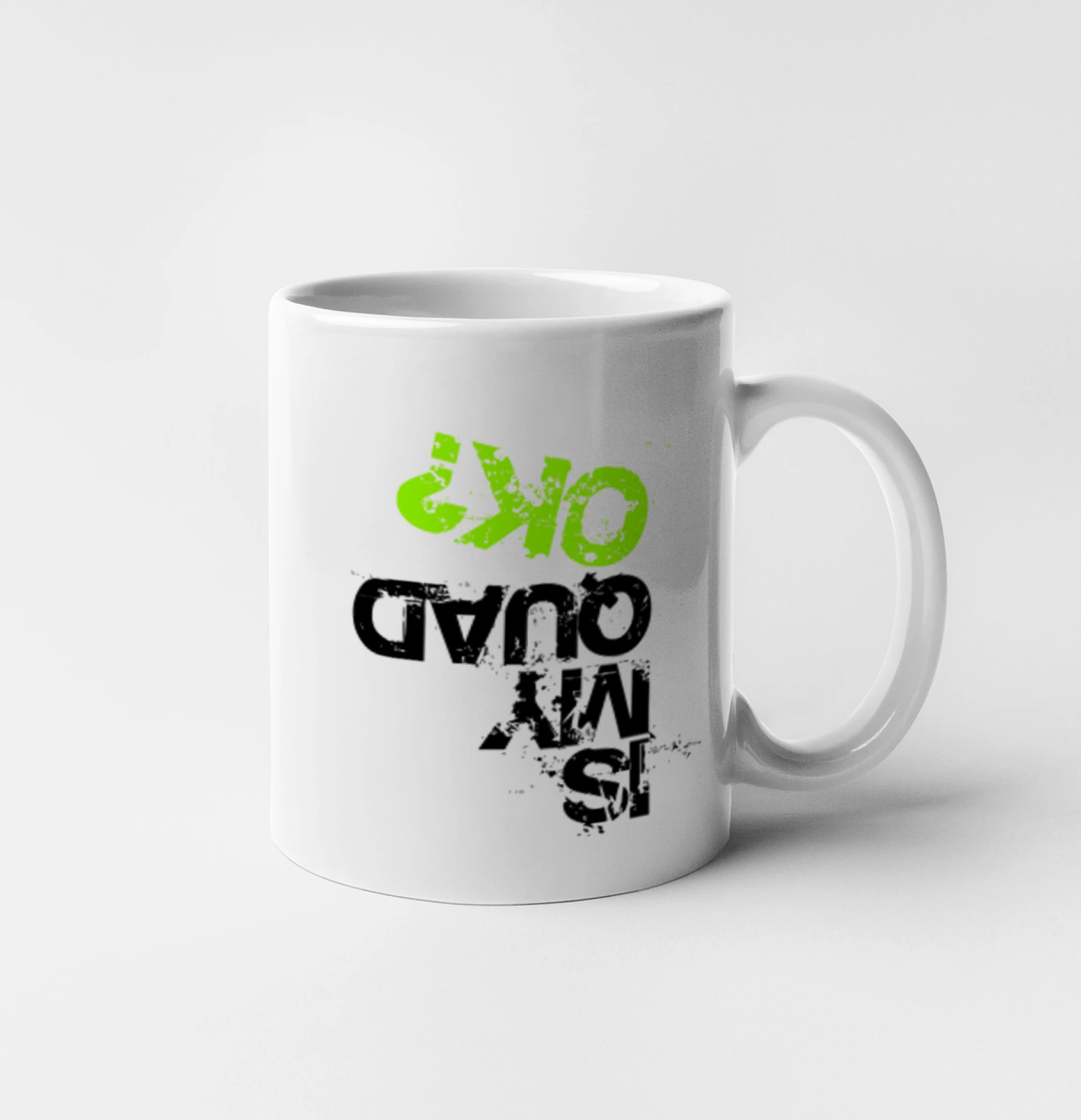 Tričko s štvorkolkou - Is my Quad ok - Hrnček 