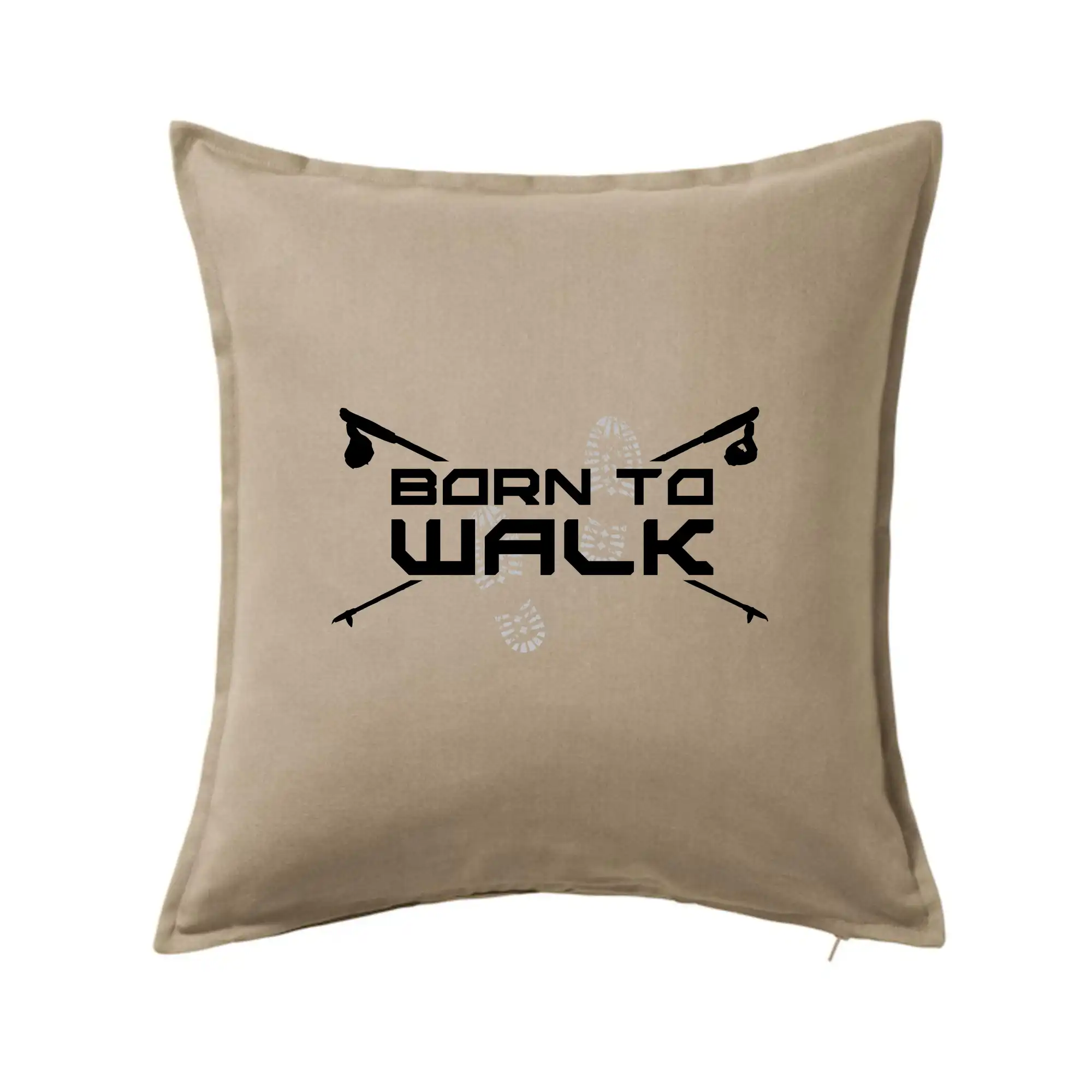 Trička pre cestovateľov - Born to walk - Vankúš 50x50