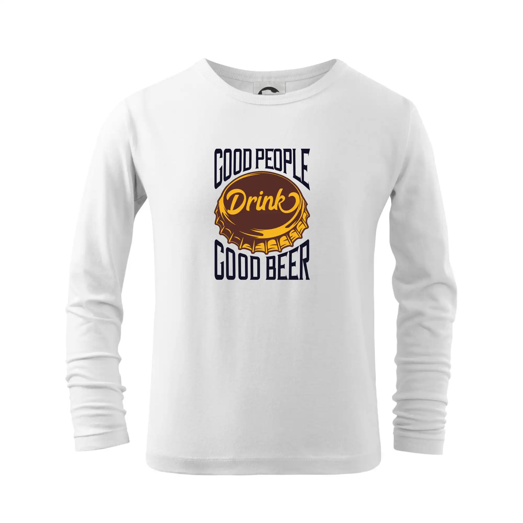 Vtipná tričká pre pivárov - Good People Drink good Beer - Tričko detské Long Sleeve