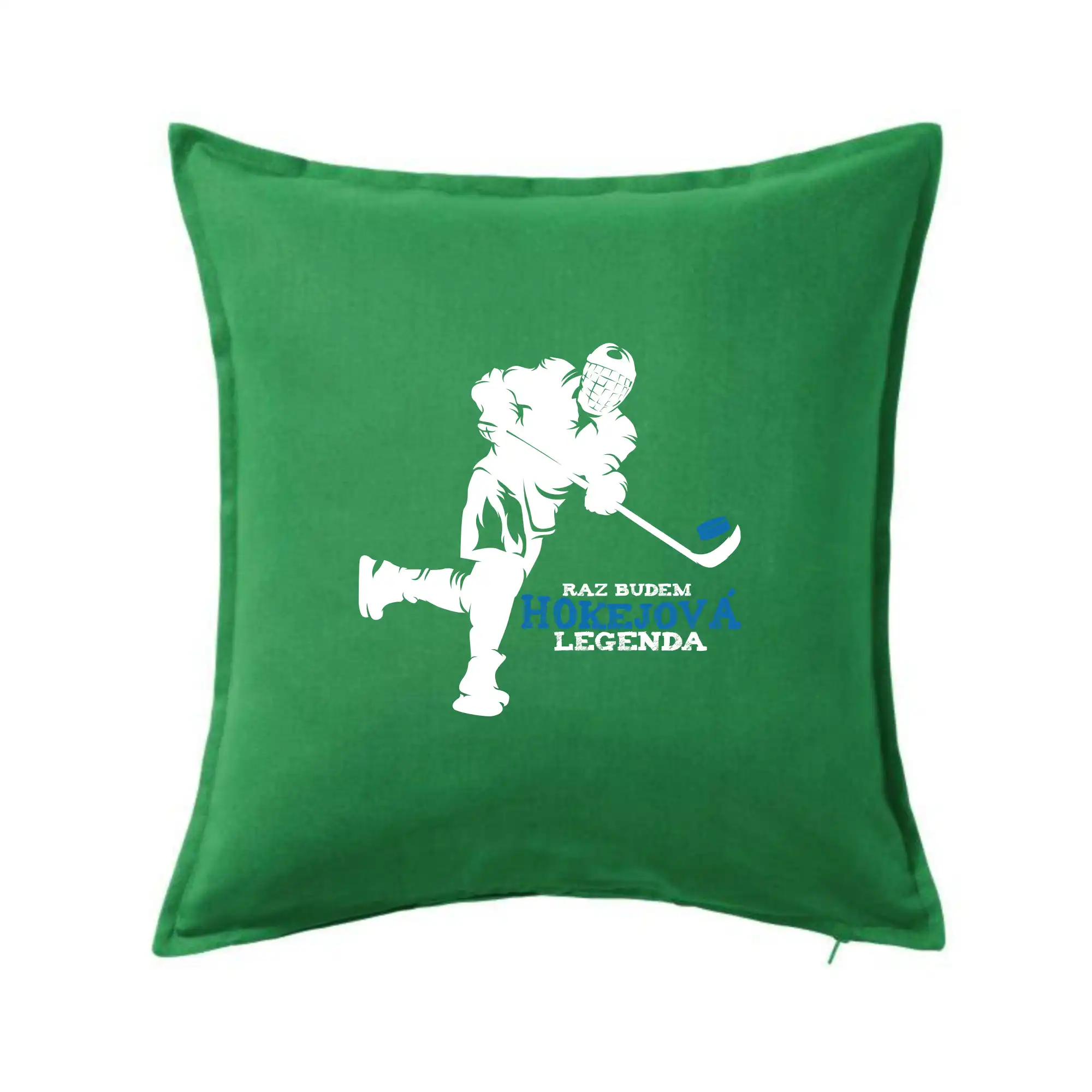 Hokejová trička - Raz budem hokejová legenda - Vankúš 50x50