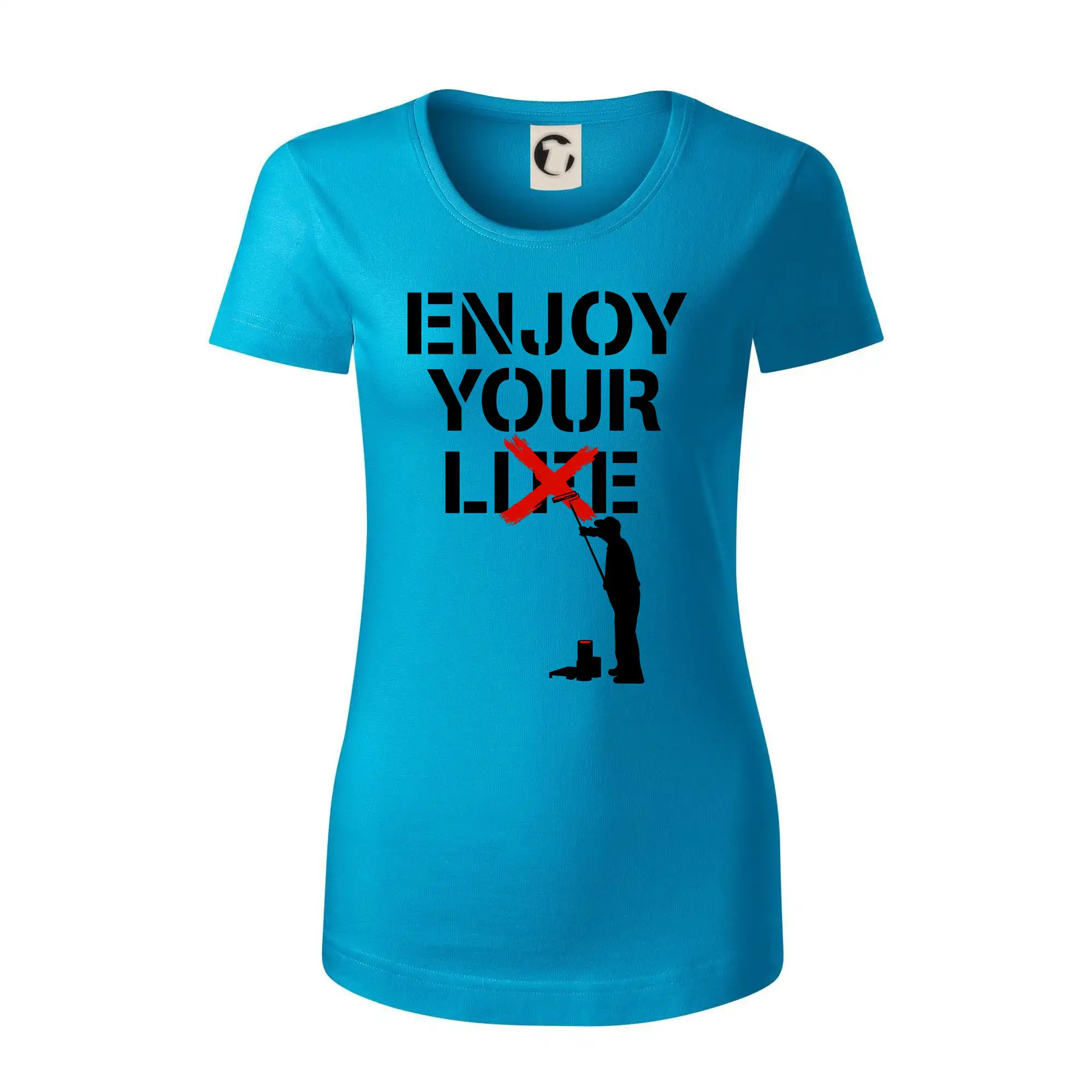 Grafické tričká - Enjoy Your Lie - Dámske tričko z organickej bavlny Origin (GOTS)