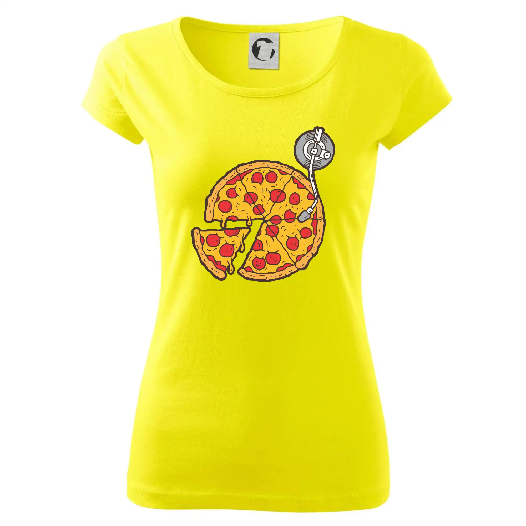 Pizza DJ - Dámske tričko Pure