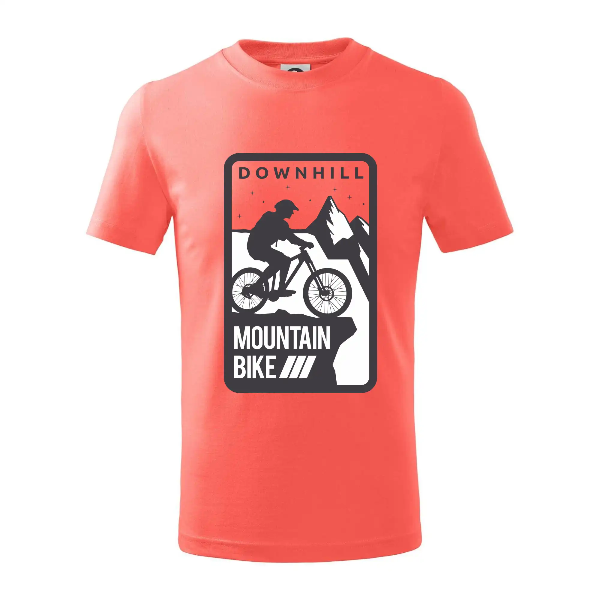 Tričko ako darček pre cyklistu - MTB downhill hranaté - Tričko detské bavlnené