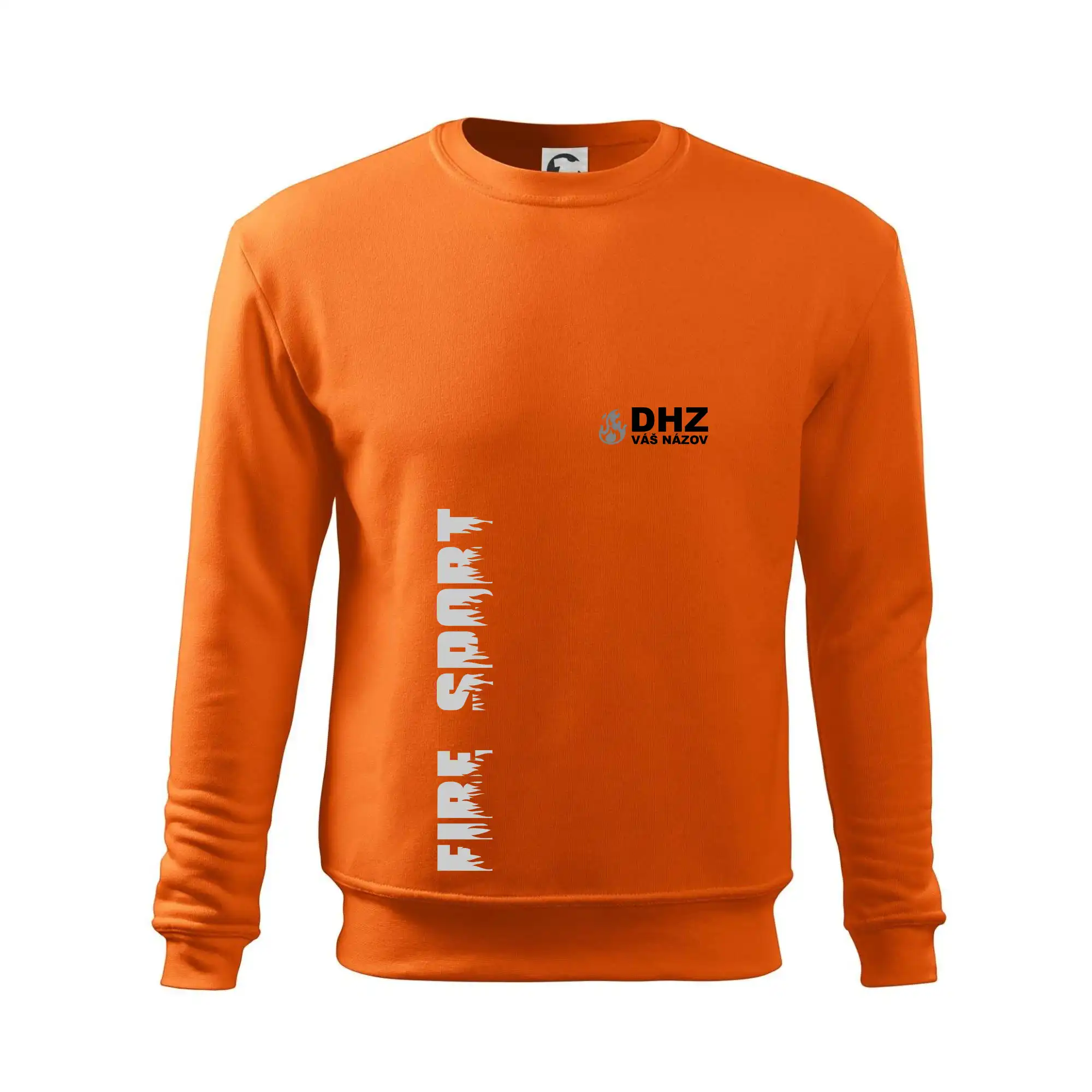 Originálne tričká pre hasičov - DHZ REFLEXNÉ (oheň, firesport, názov zboru - vlastný nápis) - Mikina Essential pánska