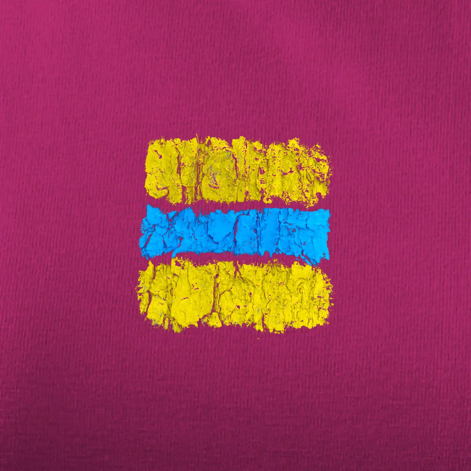 Turistická Cyklo značka - žluto modrá