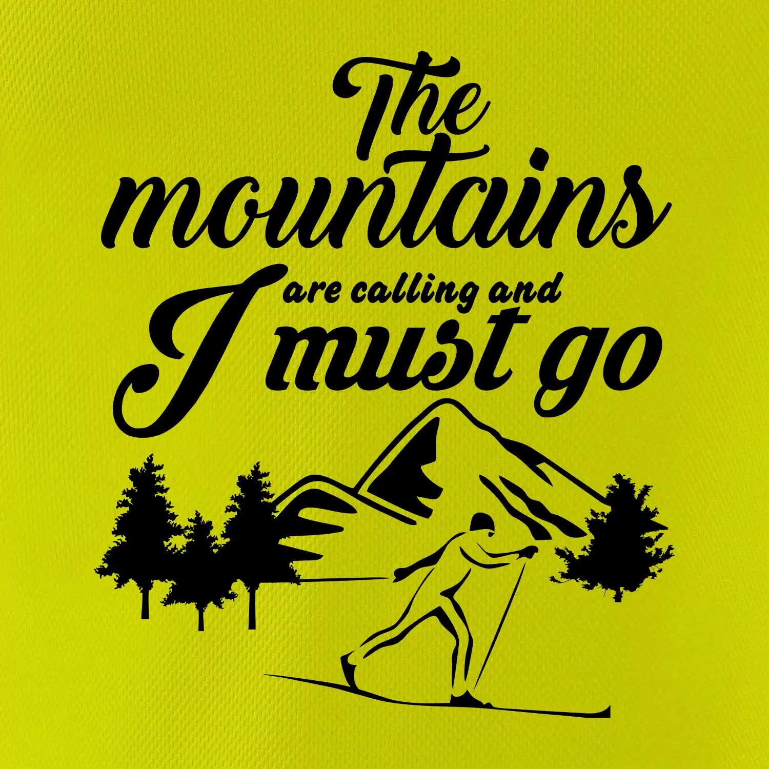 The mountains are calling běžkař