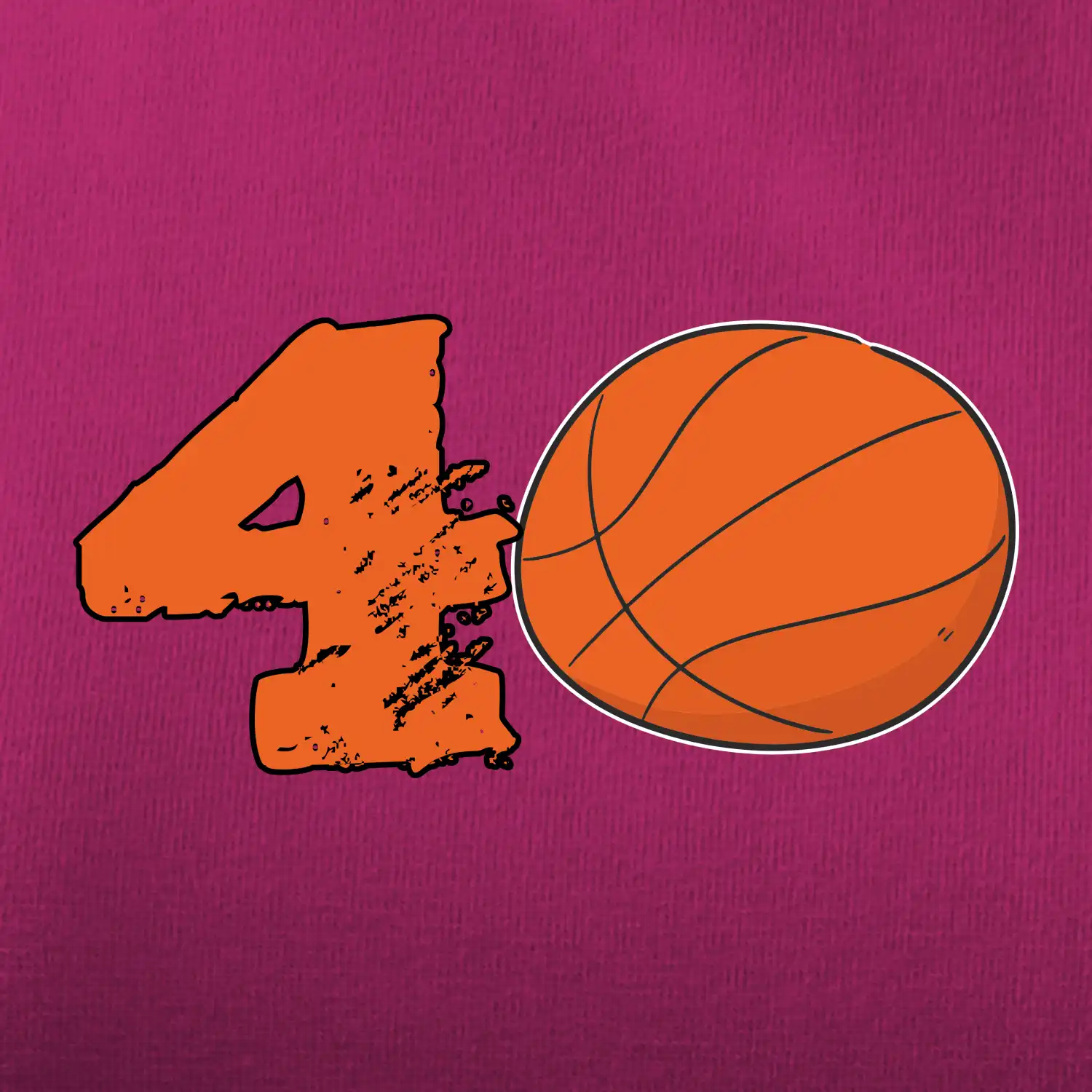 Basketball kulaté narozeniny 40