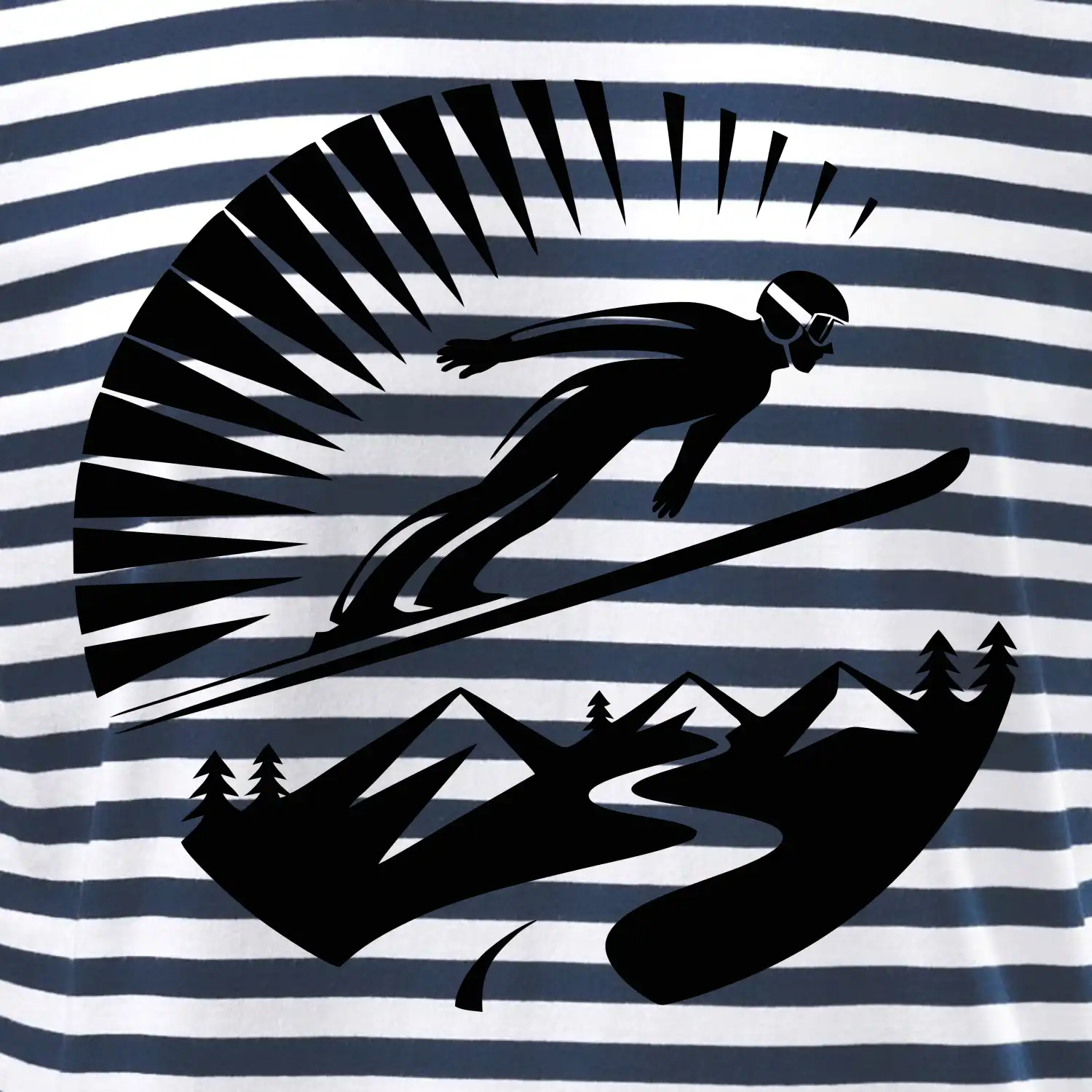 Skokan černý v kruhu