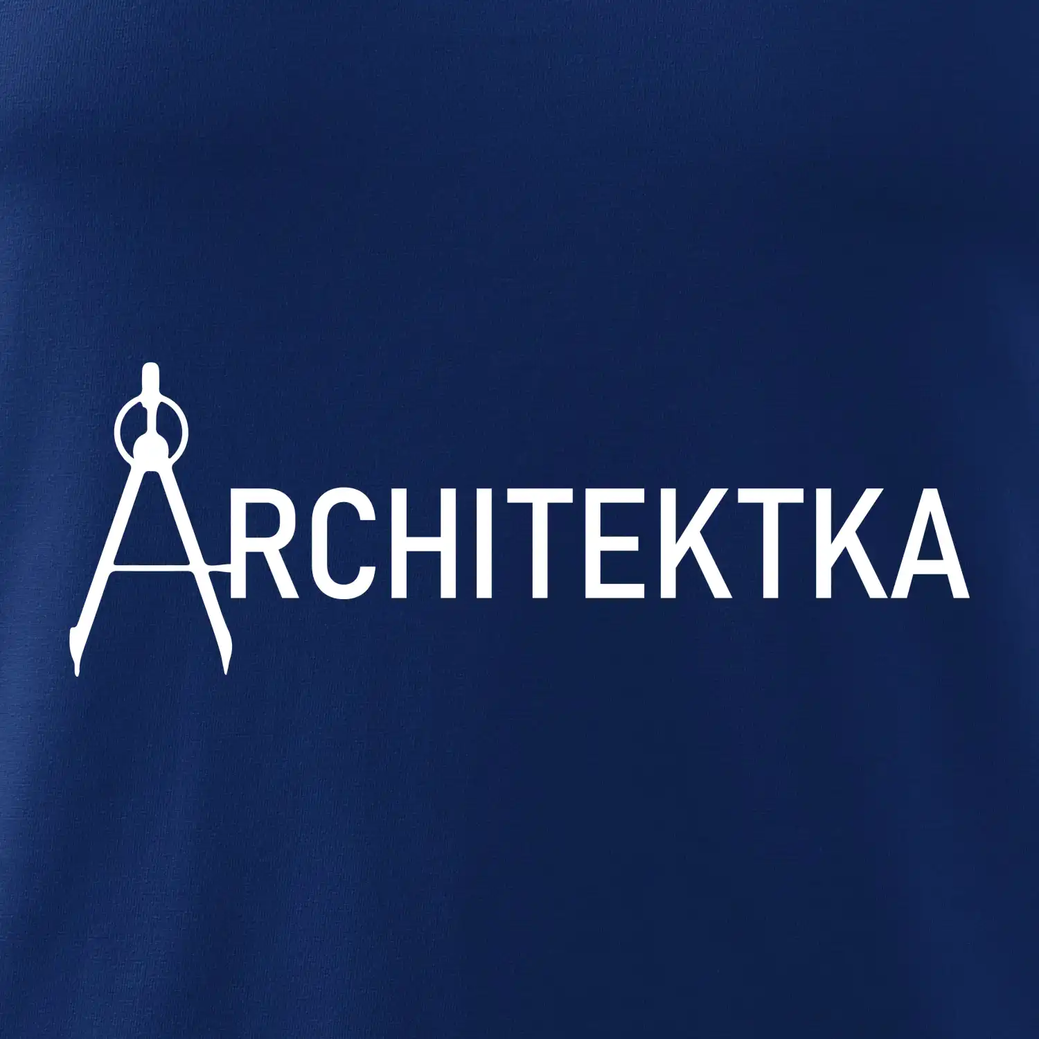 Architektka nápis