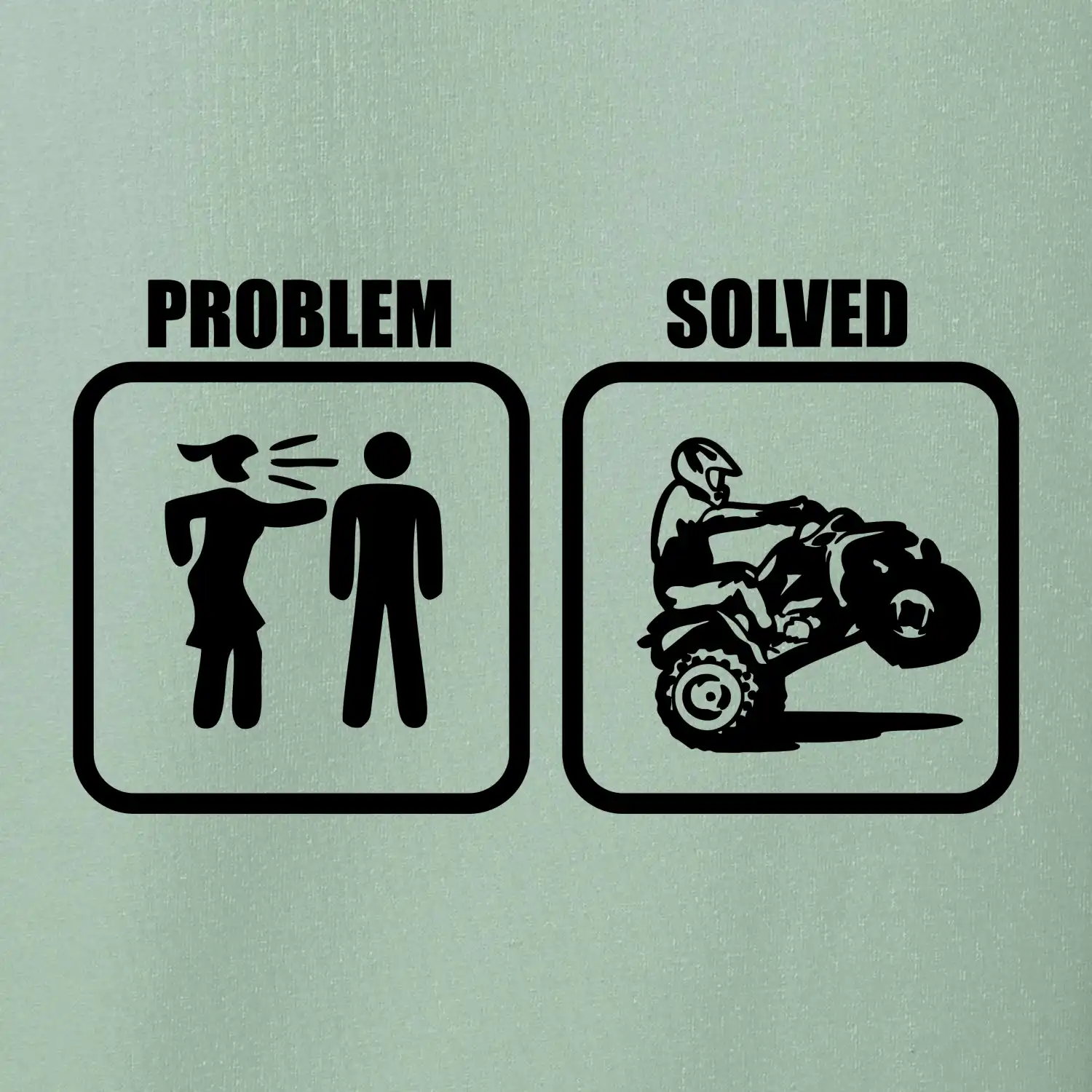 Problem quad / čtyřkolka