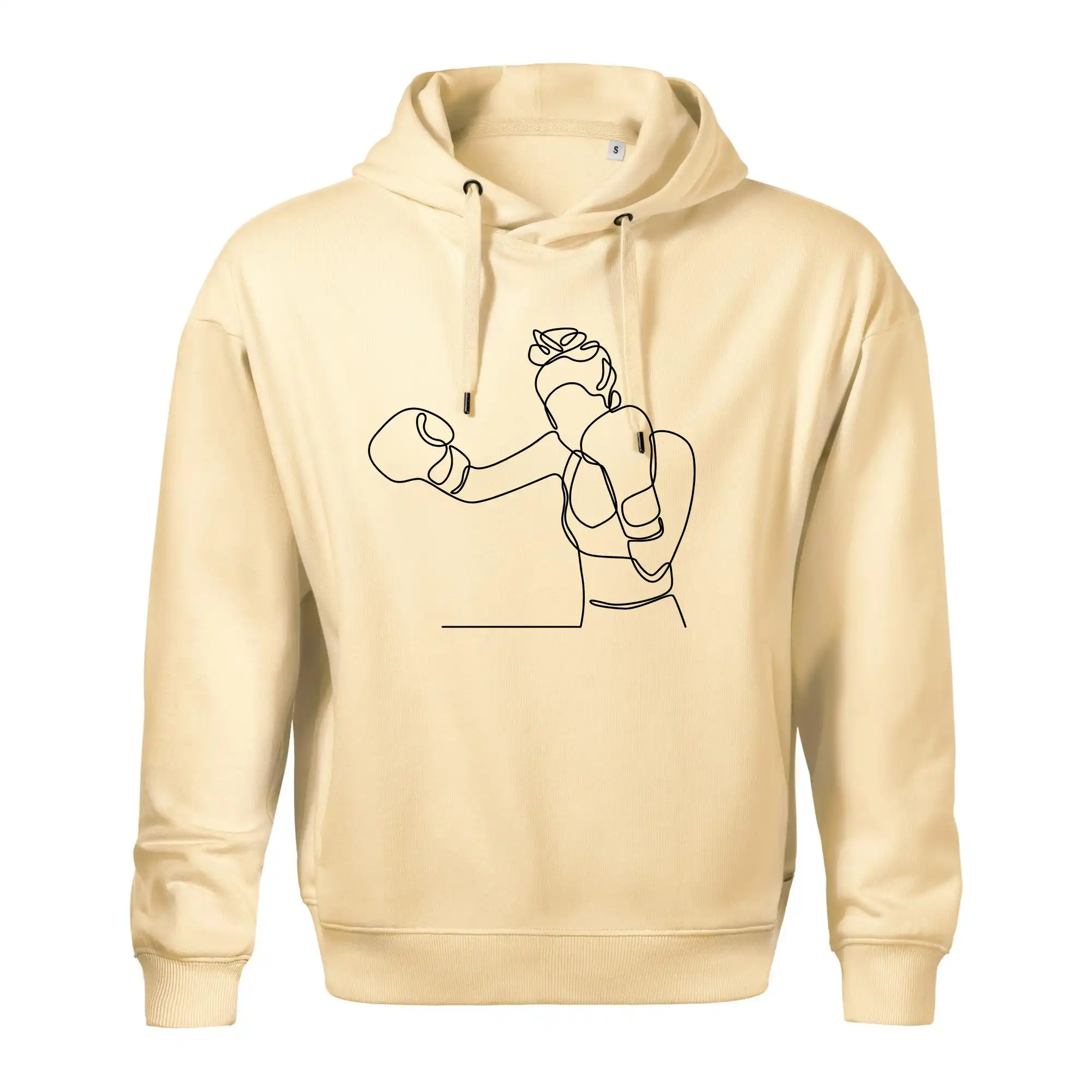 Žena boxerka jedním tahem