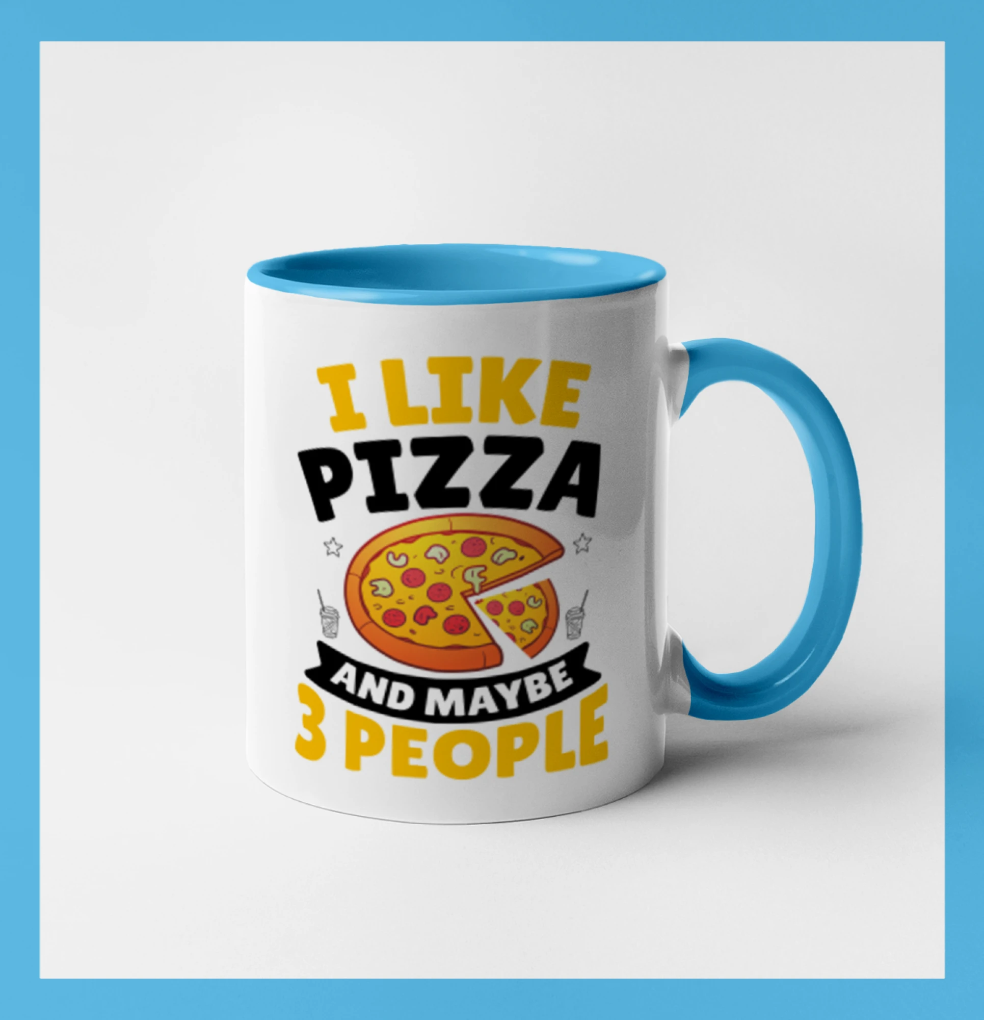 I like pizza and maybe 3 people
