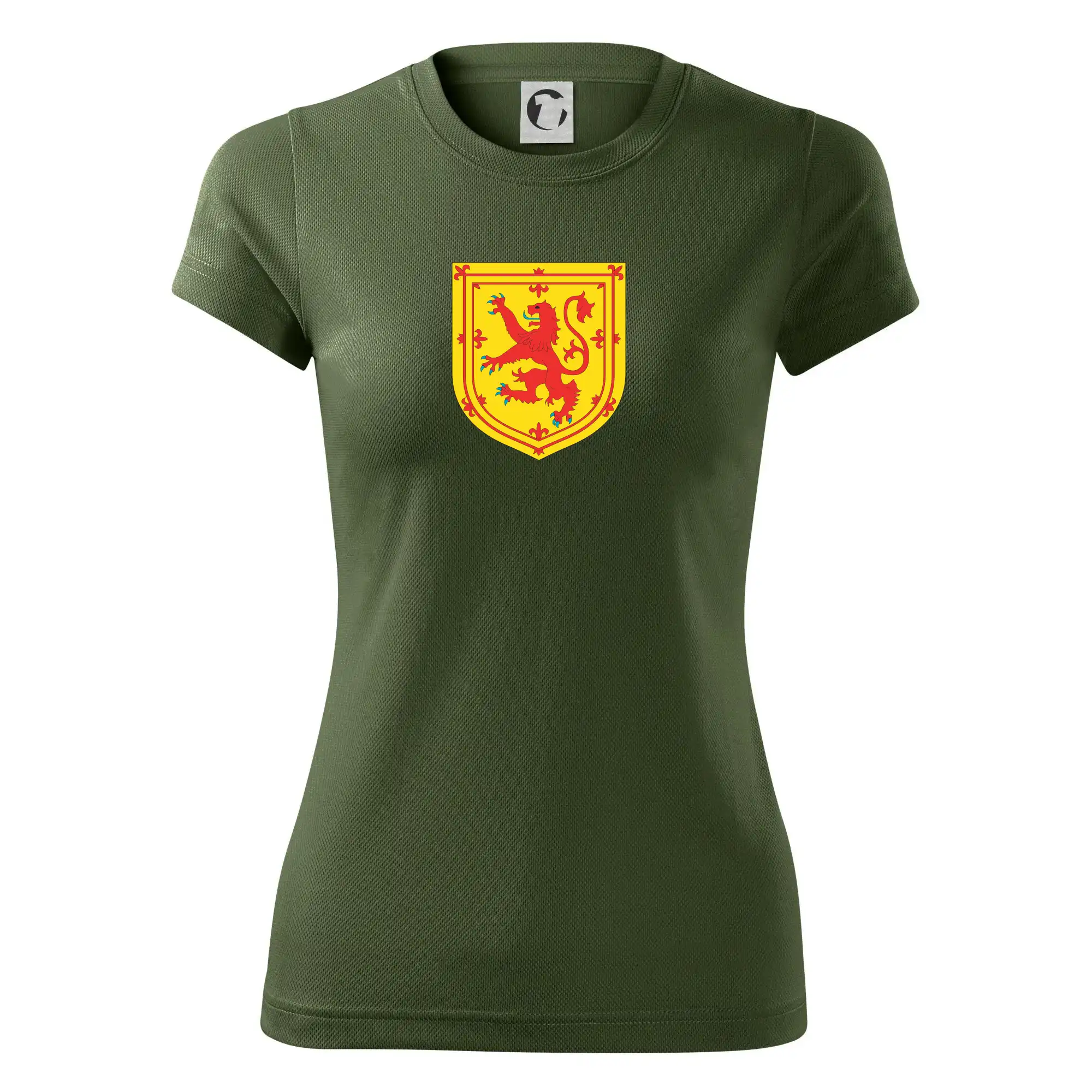 Skotský lev na hrudi