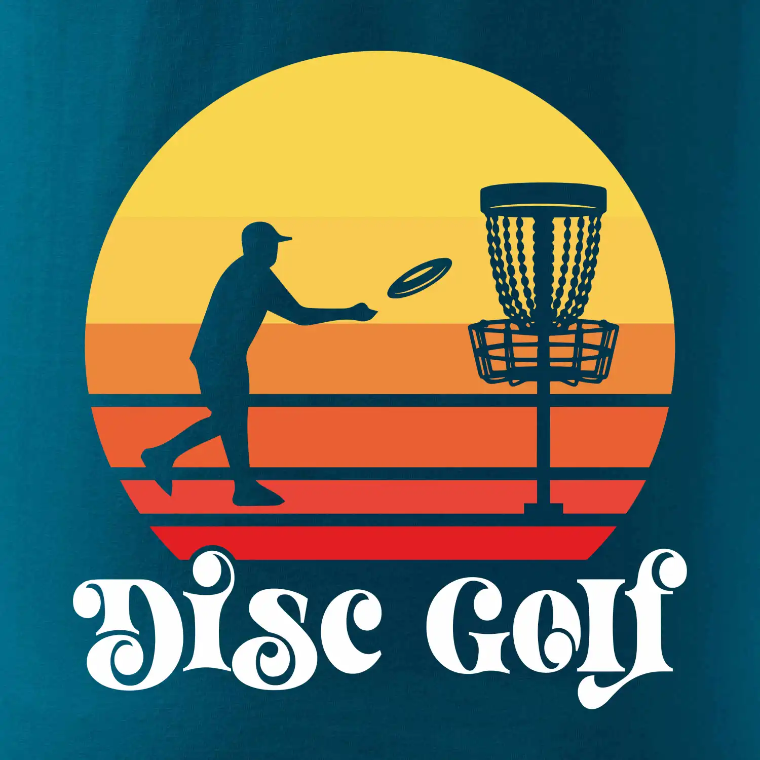 Disc golf postava vintage