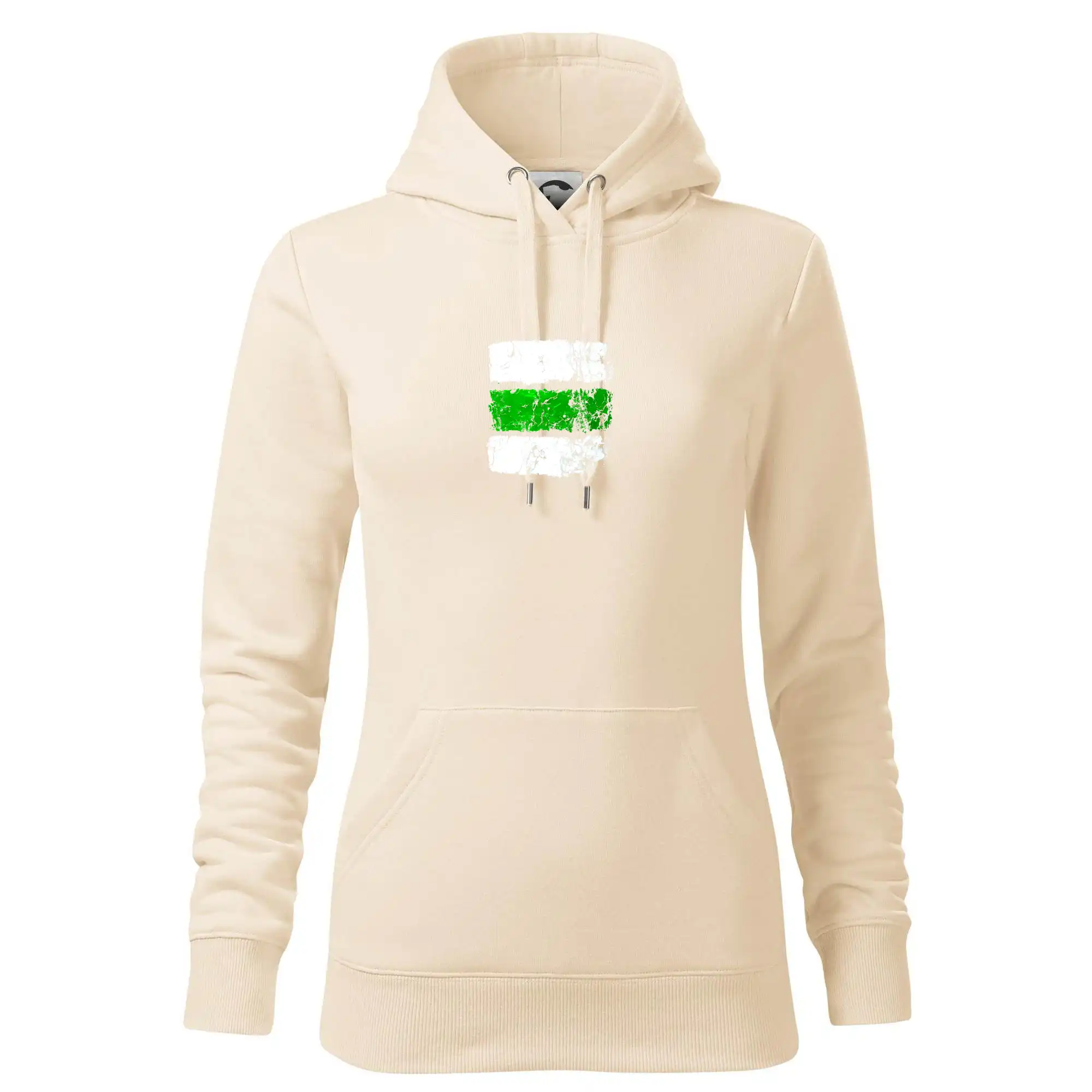 Trička pre cestovateľov - Turistická značka - zelená - Mikina dámská Cape s kapucí