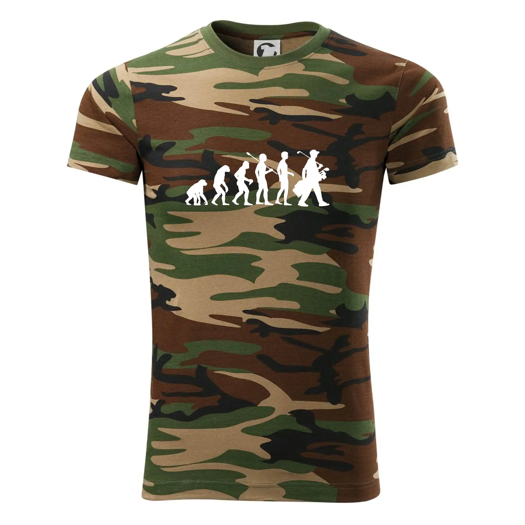 Tričká na golf - Evoluce golf - Muž - Army CAMOUFLAGE
