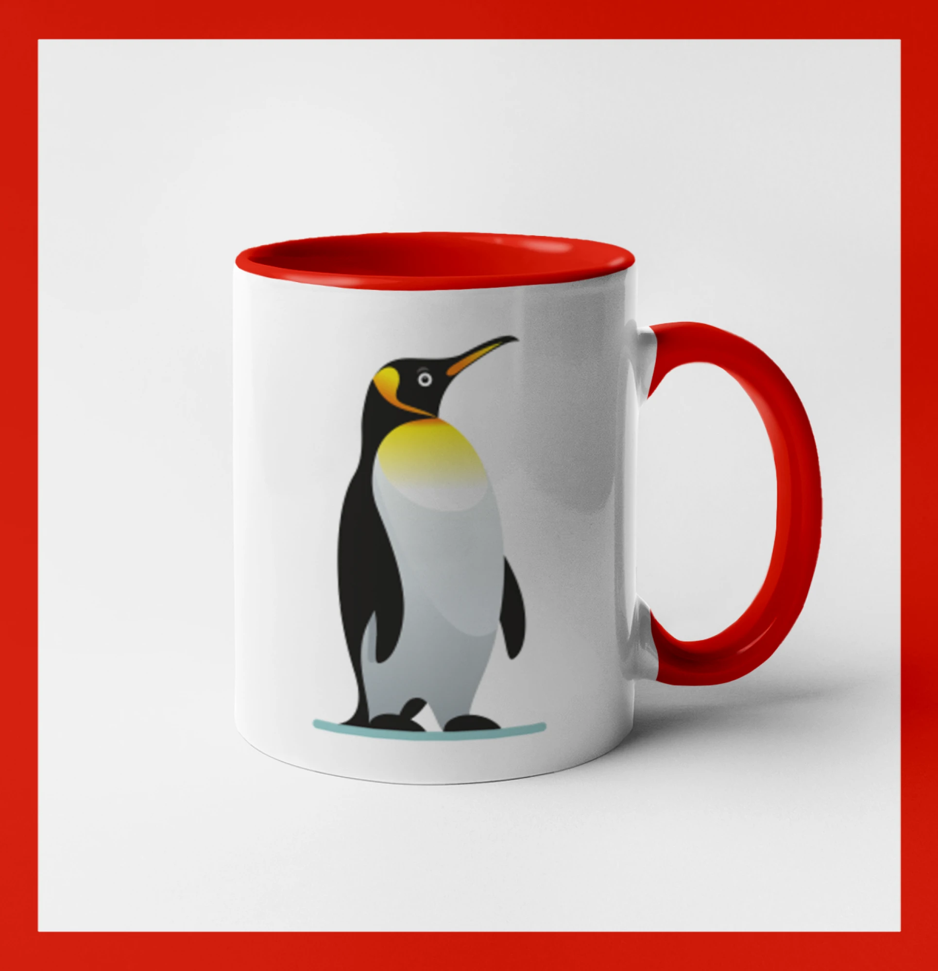 Tučňák se žlutou nákrčenkou