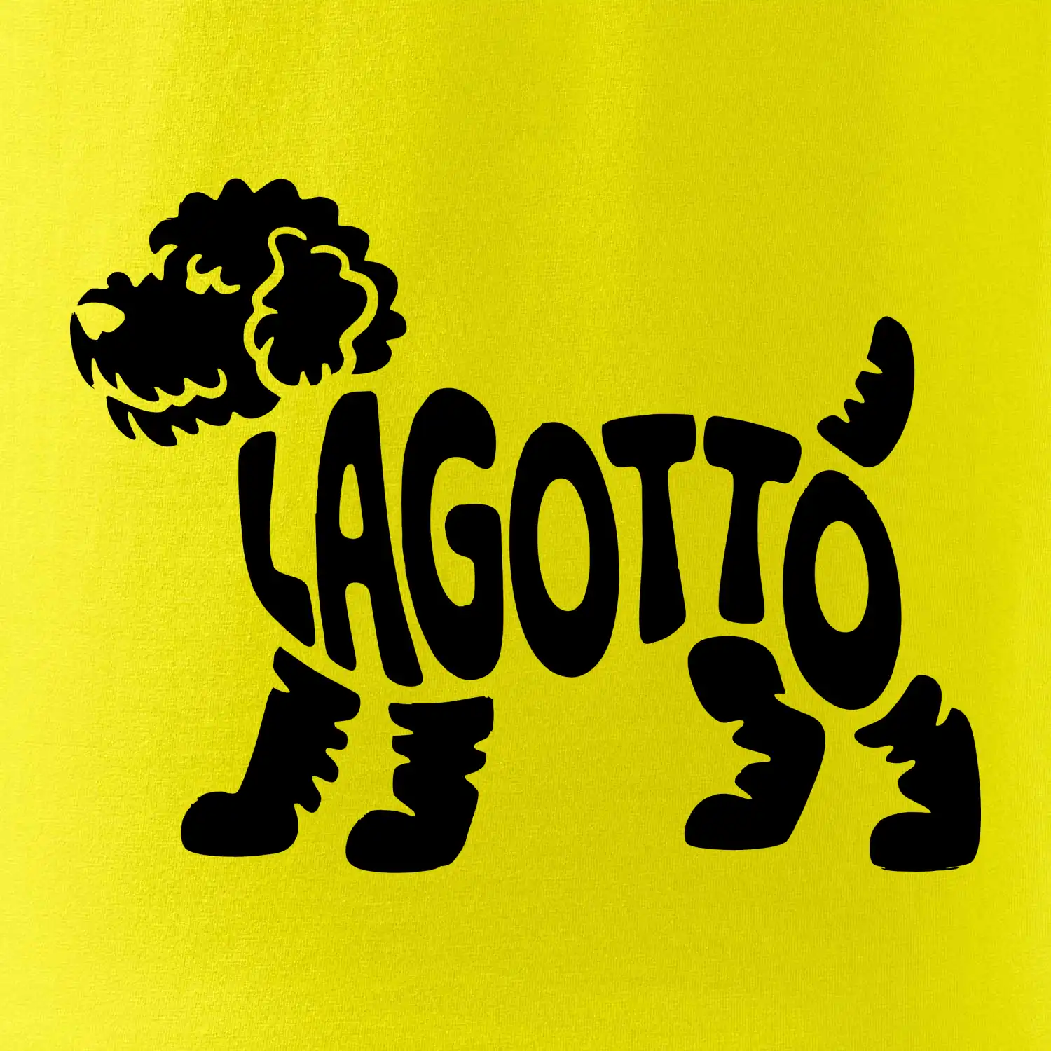 Lagotto nápis v těle